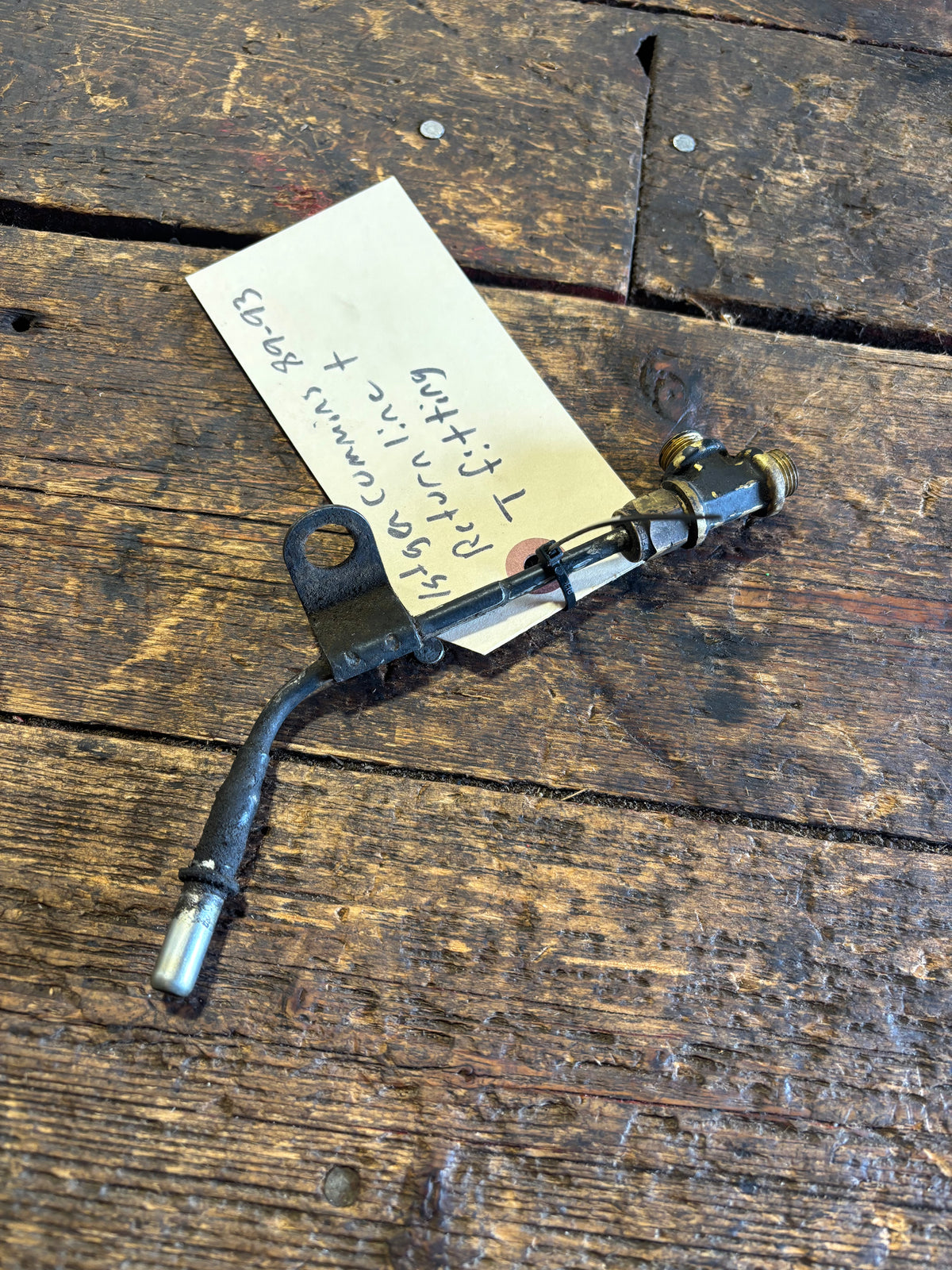 89-93 5.9L 12V Cummins Return Line &amp; T Fitting Ram First Gen CTD