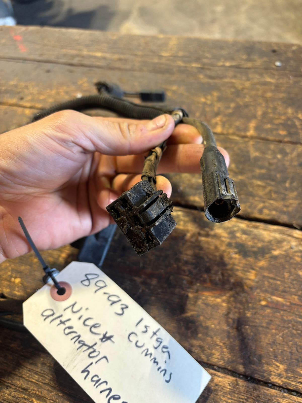 89-'93 Dodge Ram Cummins 5.9L 12V Alternator Harness