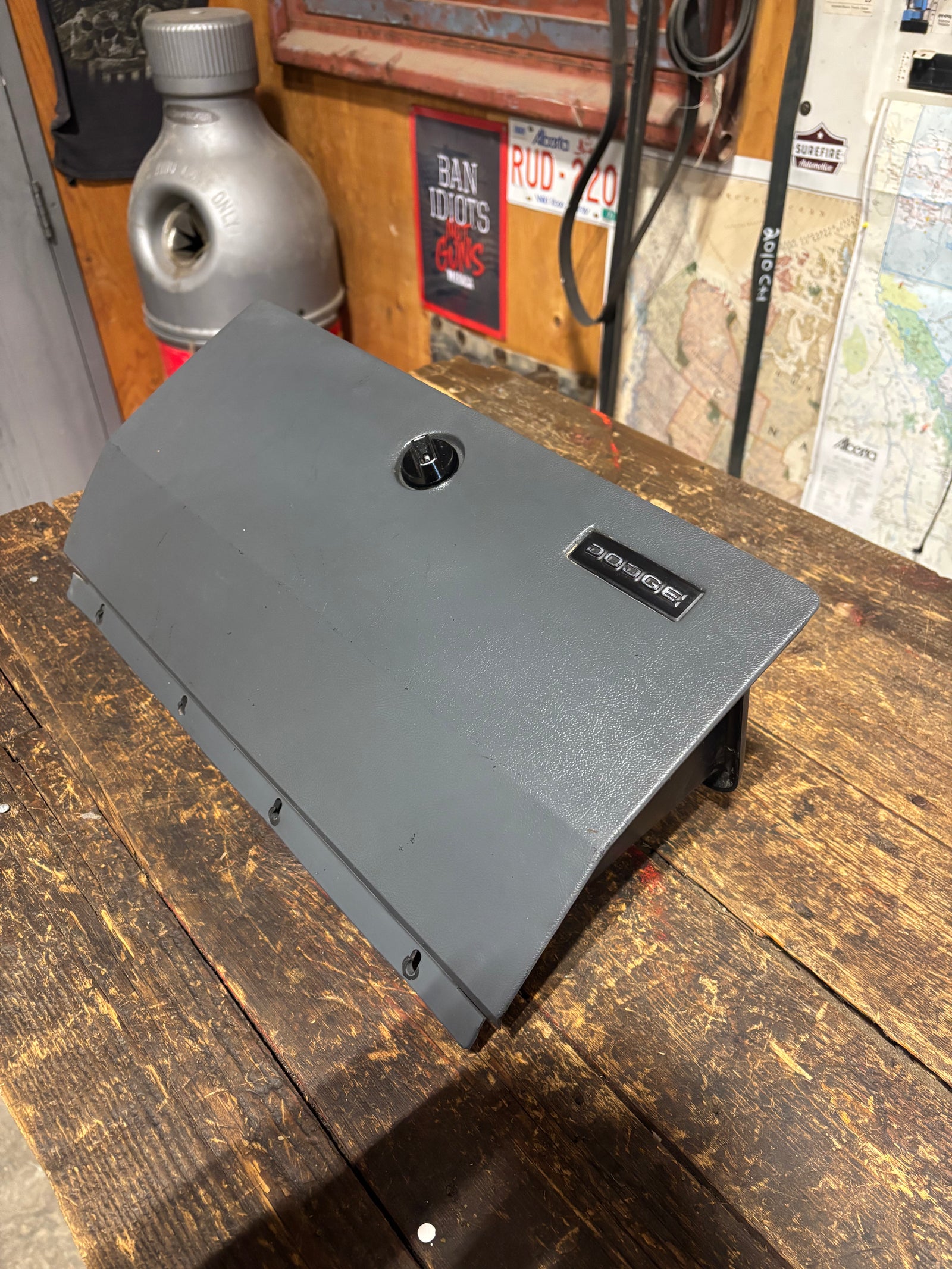 81-'93 Dodge Ram 1st Gen Cummins Grey Glove Box Glovebox Le Ram