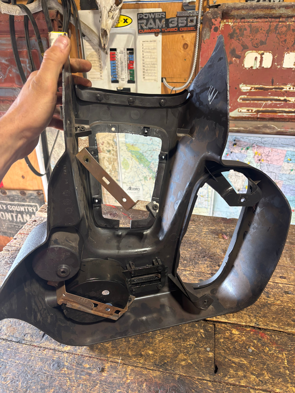 98-'02 Dodge Ram Dark Grey Shifter Surround Floor Console