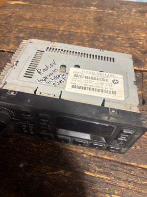1994 - 2002 DODGE RAM 1500 2500 3500 OEM RADIO TAPE CASSETTE PLAYER