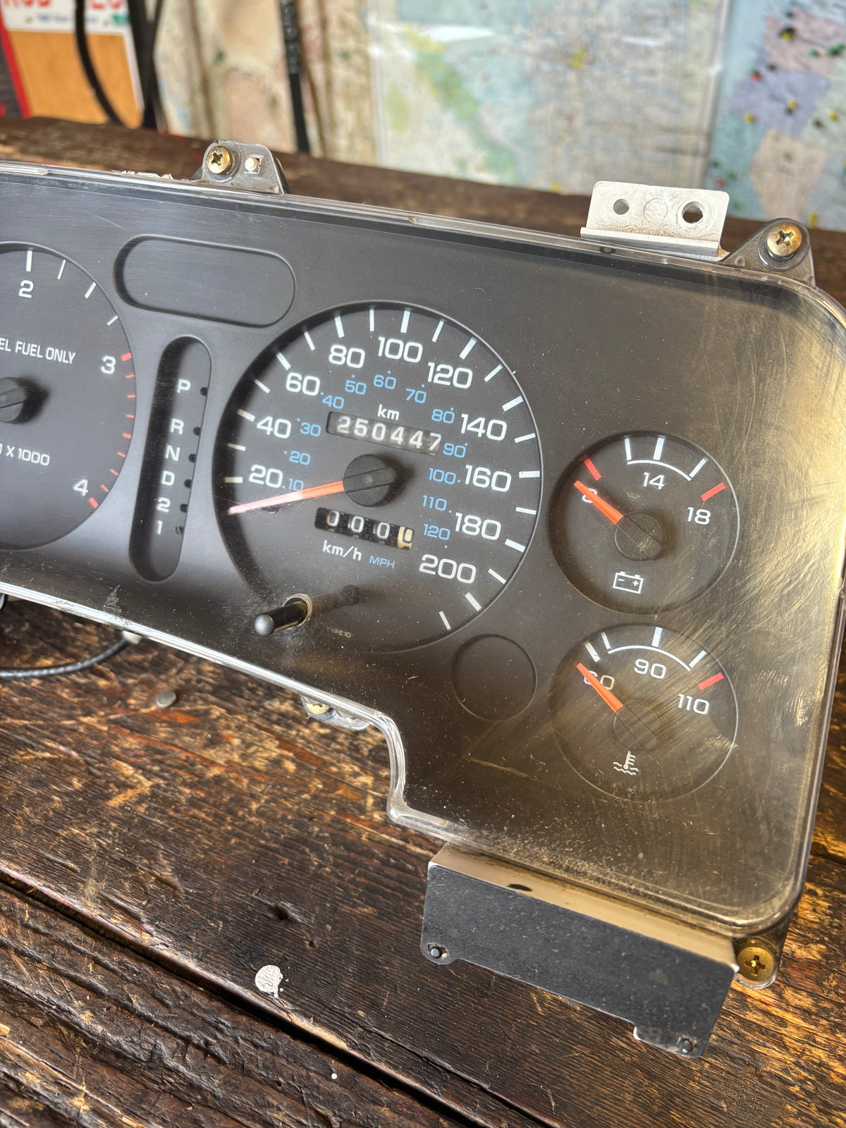 1994 1995 1996 1997 DODGE RAM 2500 3500 DIESEL INSTRUMENT GAUGE CLUSTER 56021725