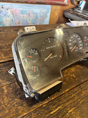 1994 1995 1996 1997 DODGE RAM 2500 3500 DIESEL INSTRUMENT GAUGE CLUSTER 56021725