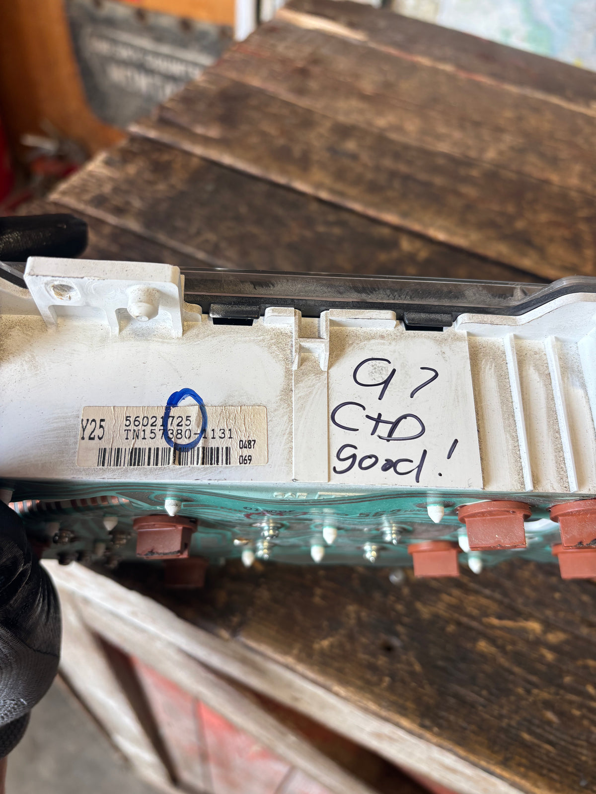 1994 1995 1996 1997 DODGE RAM 2500 3500 DIESEL INSTRUMENT GAUGE CLUSTER 56021725