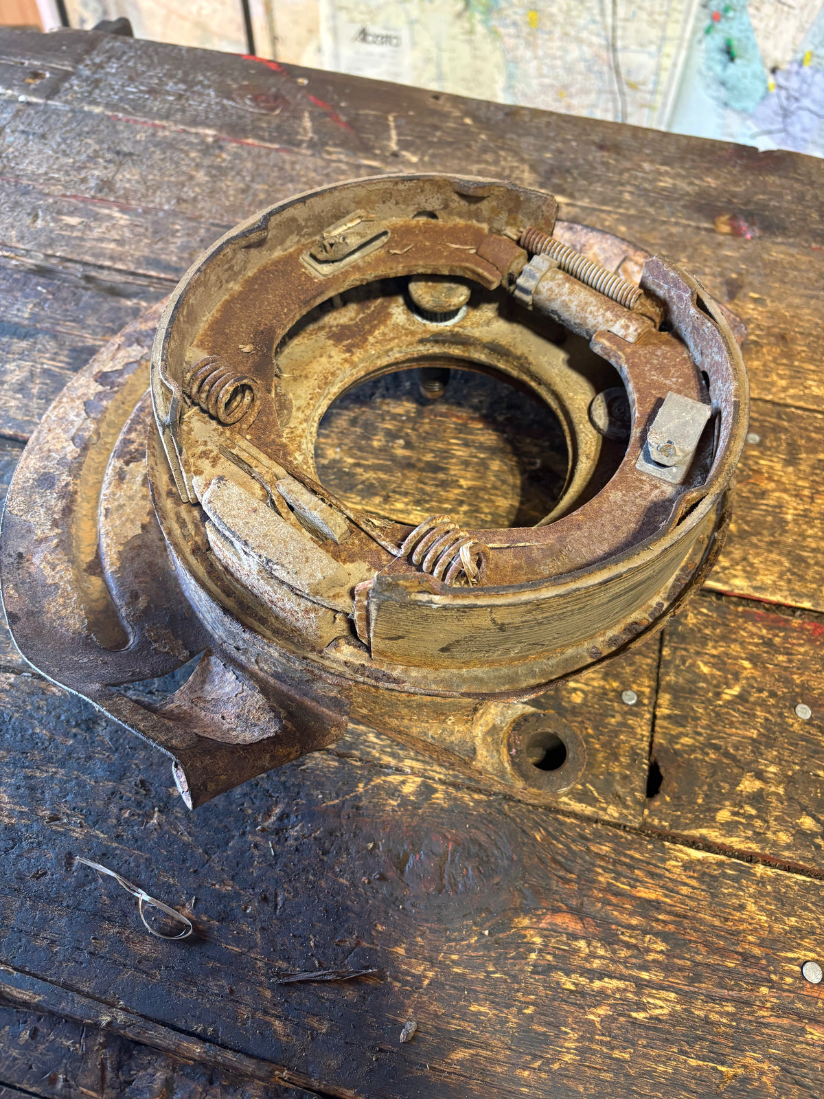 01-02 Dodge Ram Rear Caliper Ebrake Cable Bracket