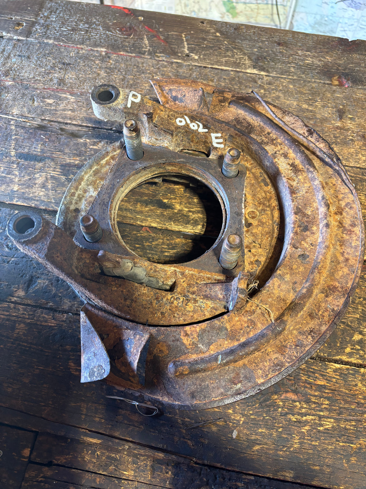 01-02 Dodge Ram Rear Caliper Ebrake Cable Bracket