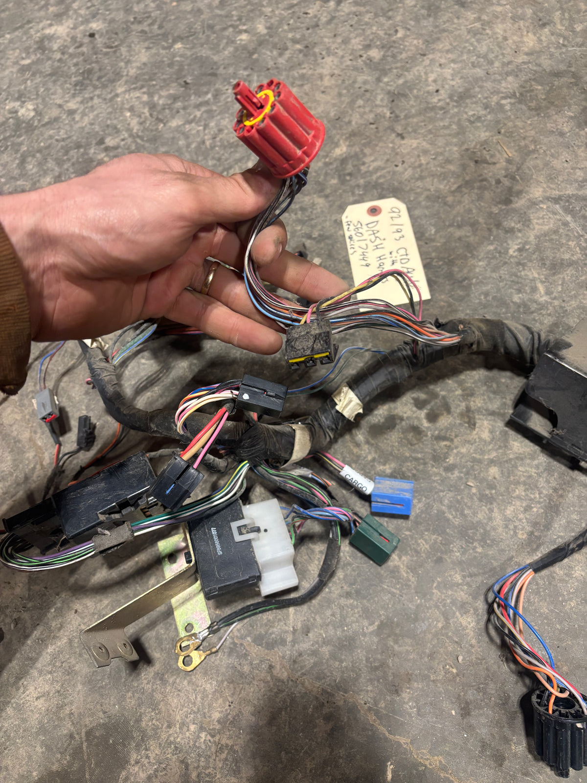 92 &#39;93 Dodge Ram 1st Gen Cummins Dash Harness (Auto Trans)