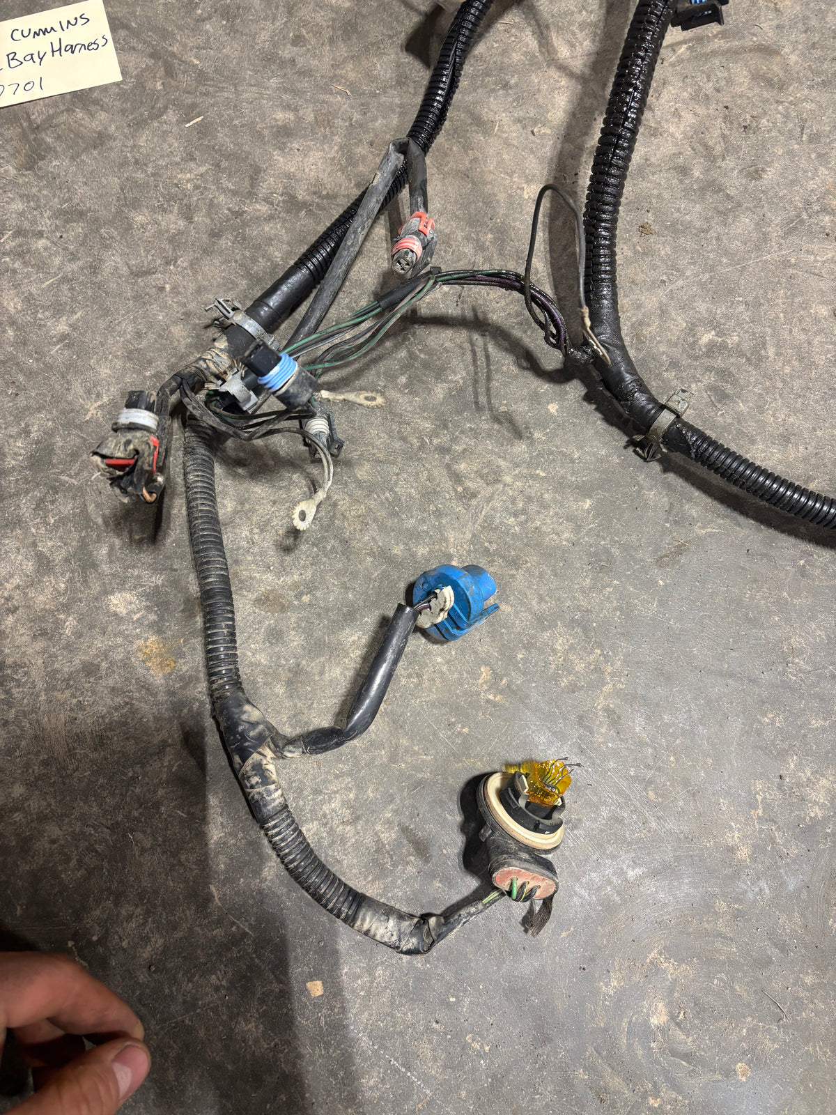 94 Dodge Ram Cummins Automatic Engine Bay Wiring Harness