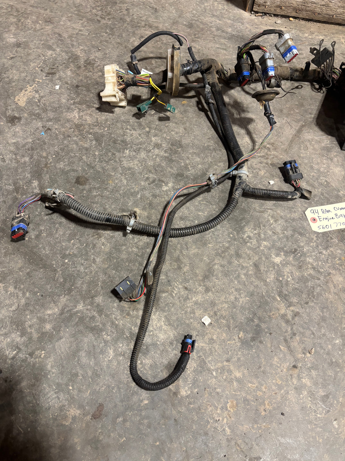 94 Dodge Ram Cummins Automatic Engine Bay Wiring Harness