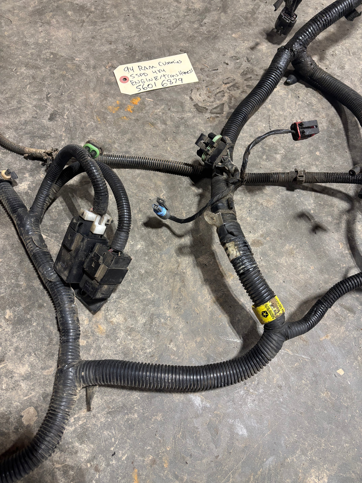 94 Dodge Ram 12V Cummins Engine/Manual Trans Harness 2WD