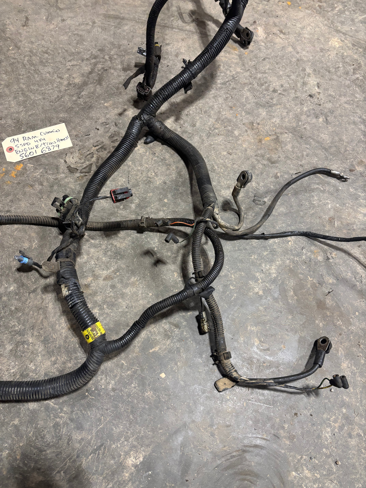 94 Dodge Ram 12V Cummins Engine/Manual Trans Harness 2WD