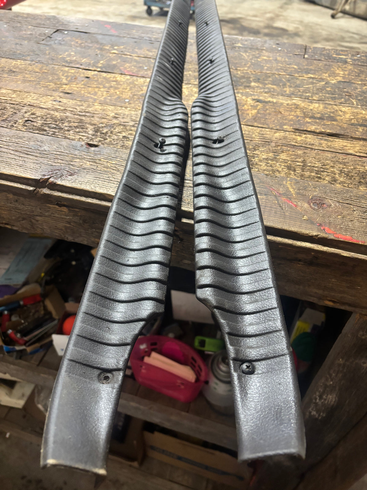 98-02 Dodge Ram Dark Grey Agate Floor Trim Set (Extended Cab)