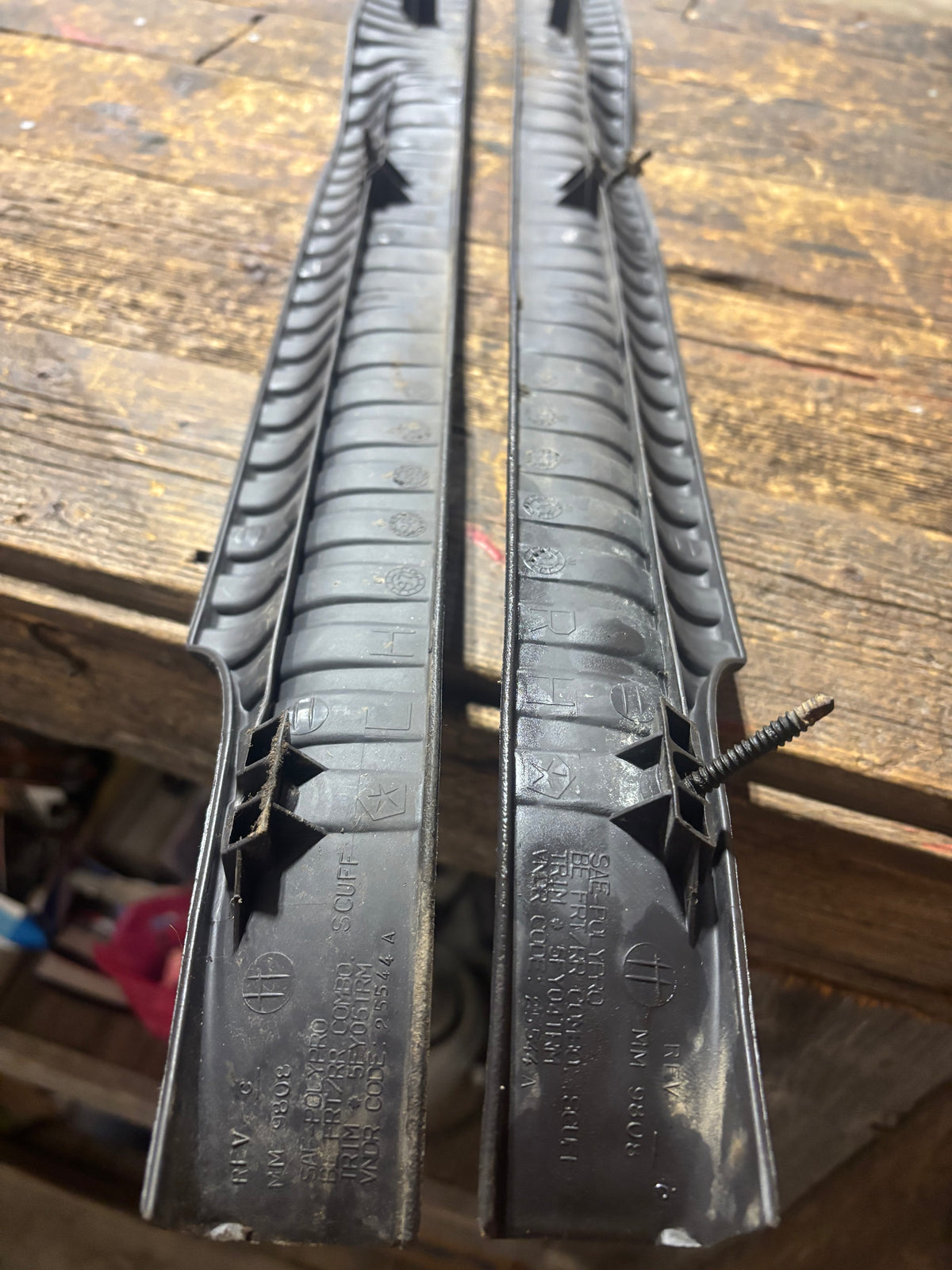 98-02 Dodge Ram Dark Grey Agate Floor Trim Set (Extended Cab)