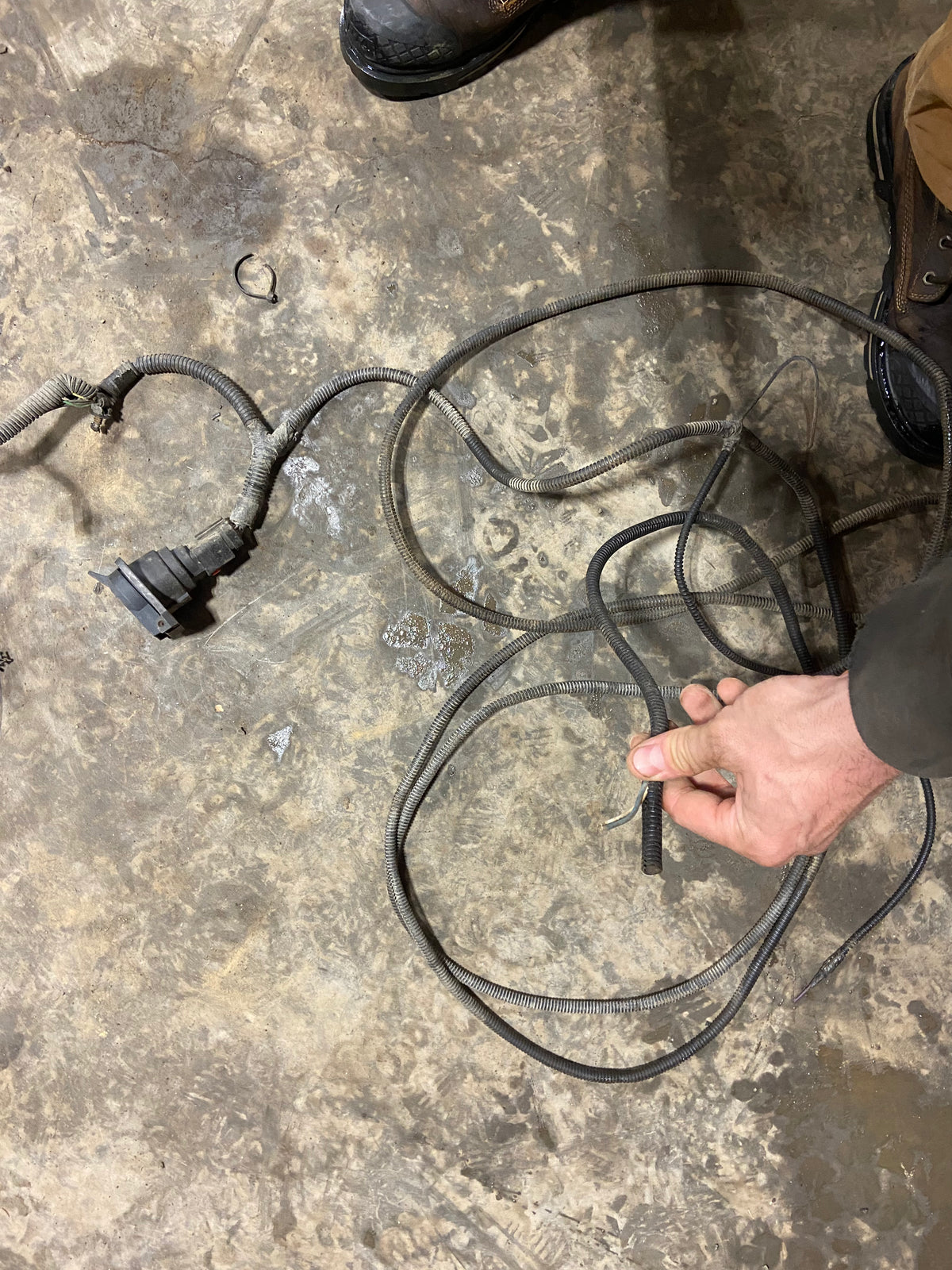 2007 .5 2008 DODGE RAM 2500 3500 FRAME CHASSIS WIRING HARNESS 4DOOR LONGBOX 56055259