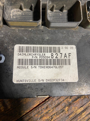 2007 .5 DODGE RAM 2500 3500 6.7L CUMMINS TCM PCM P 05094827 AF AE