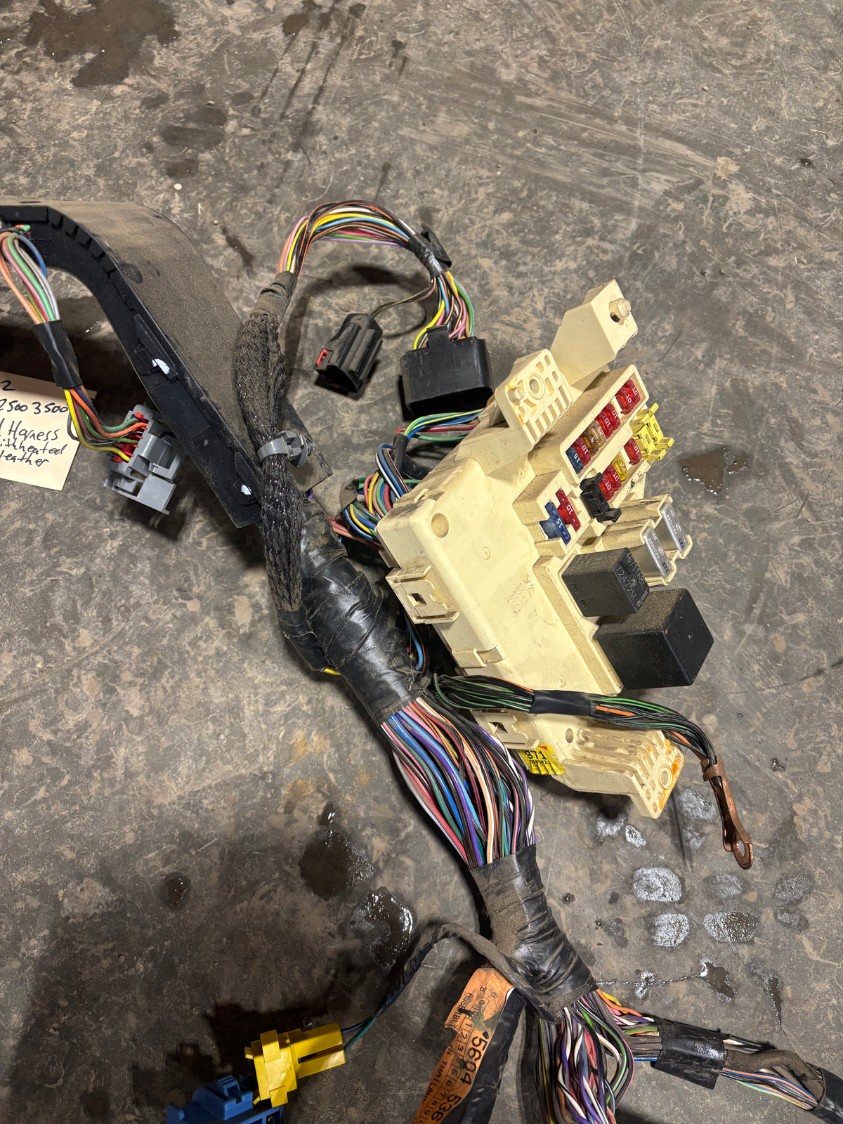 00 '01 '02 Dodge Ram Cummins STD Dash Wiring Harness Heated Seats