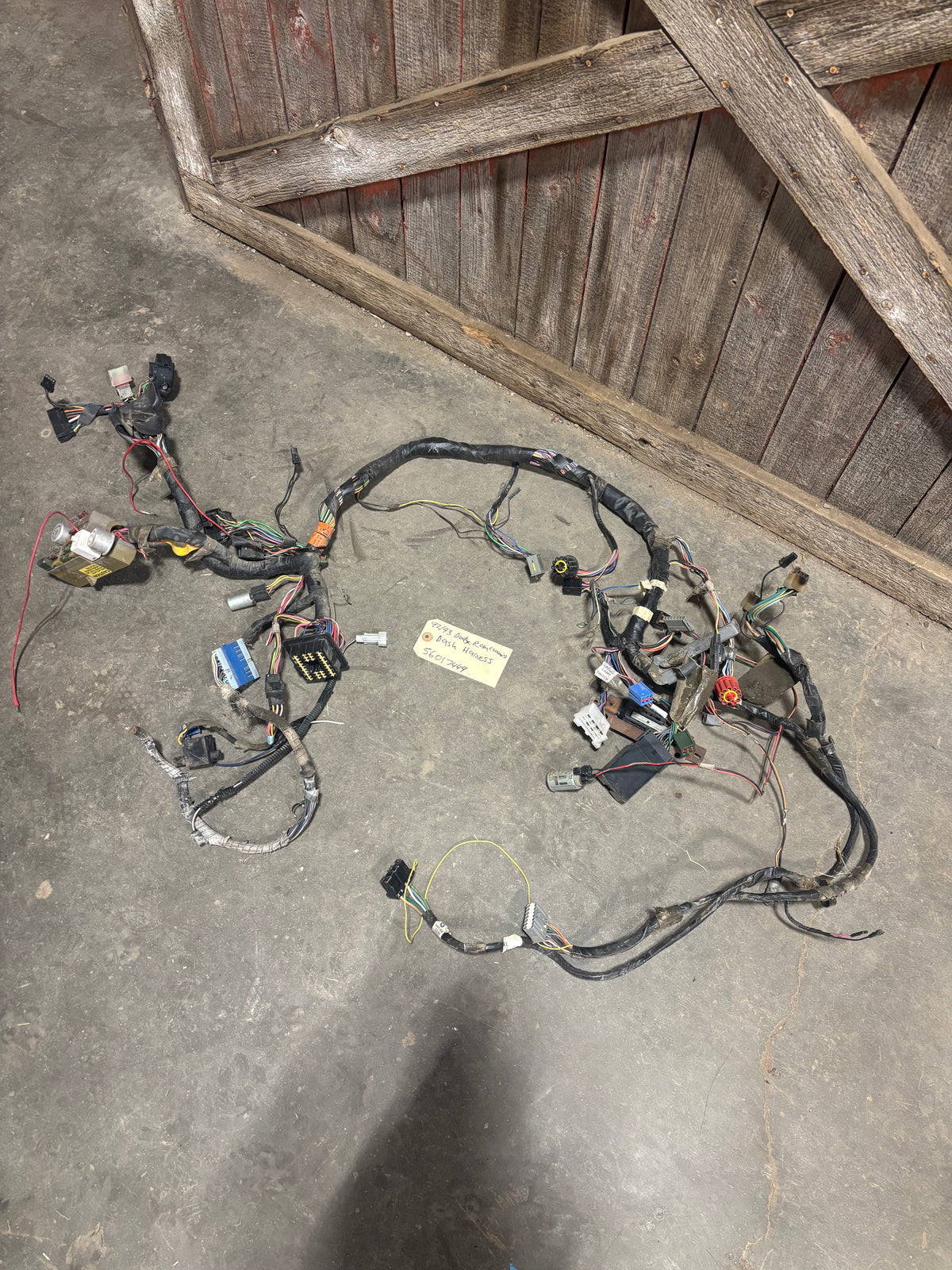 92-'93 Dodge Ram 1st Gen Cummins Dash Harness (Manual Trans)