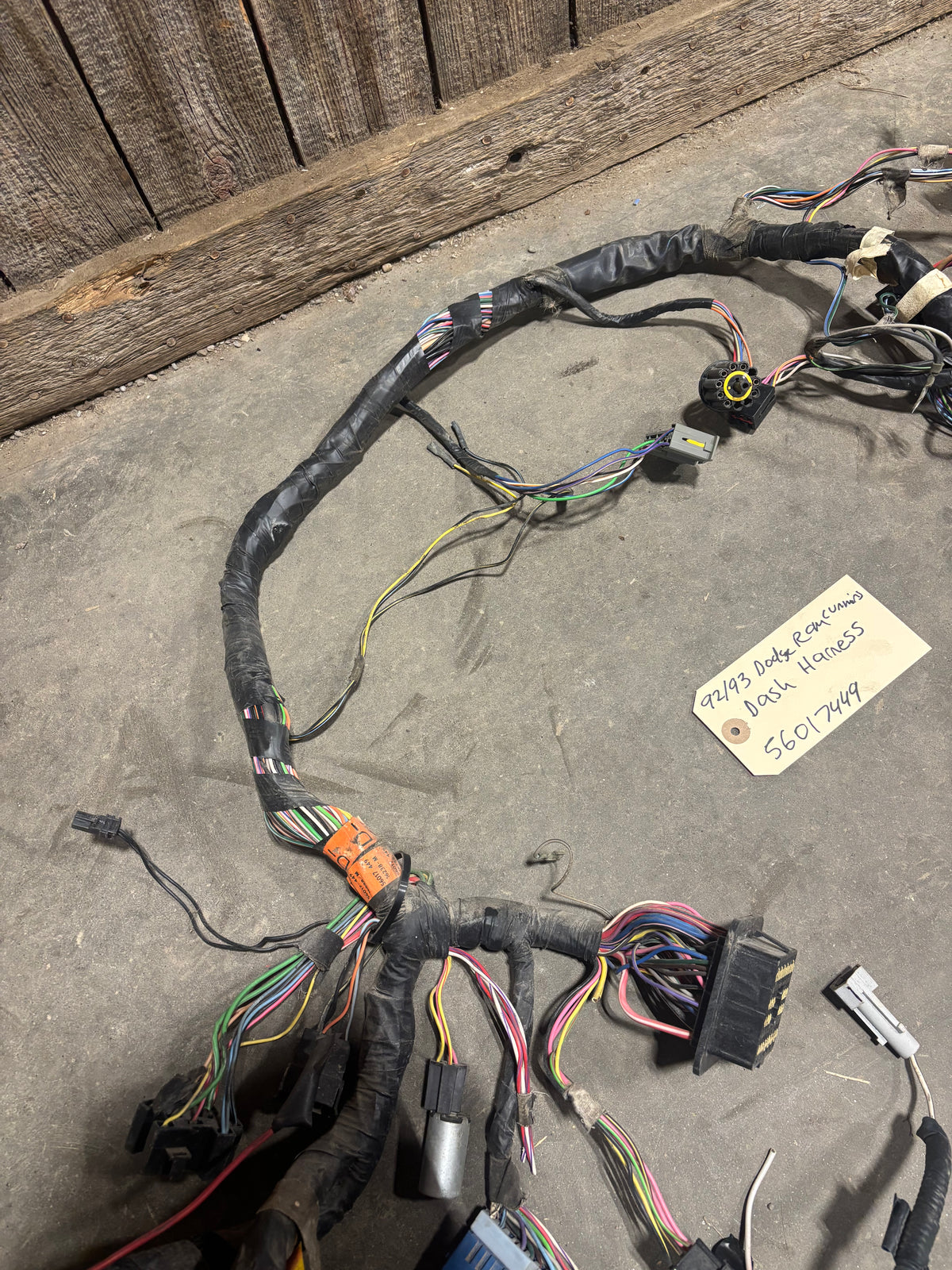 92-'93 Dodge Ram 1st Gen Cummins Dash Harness (Manual Trans)