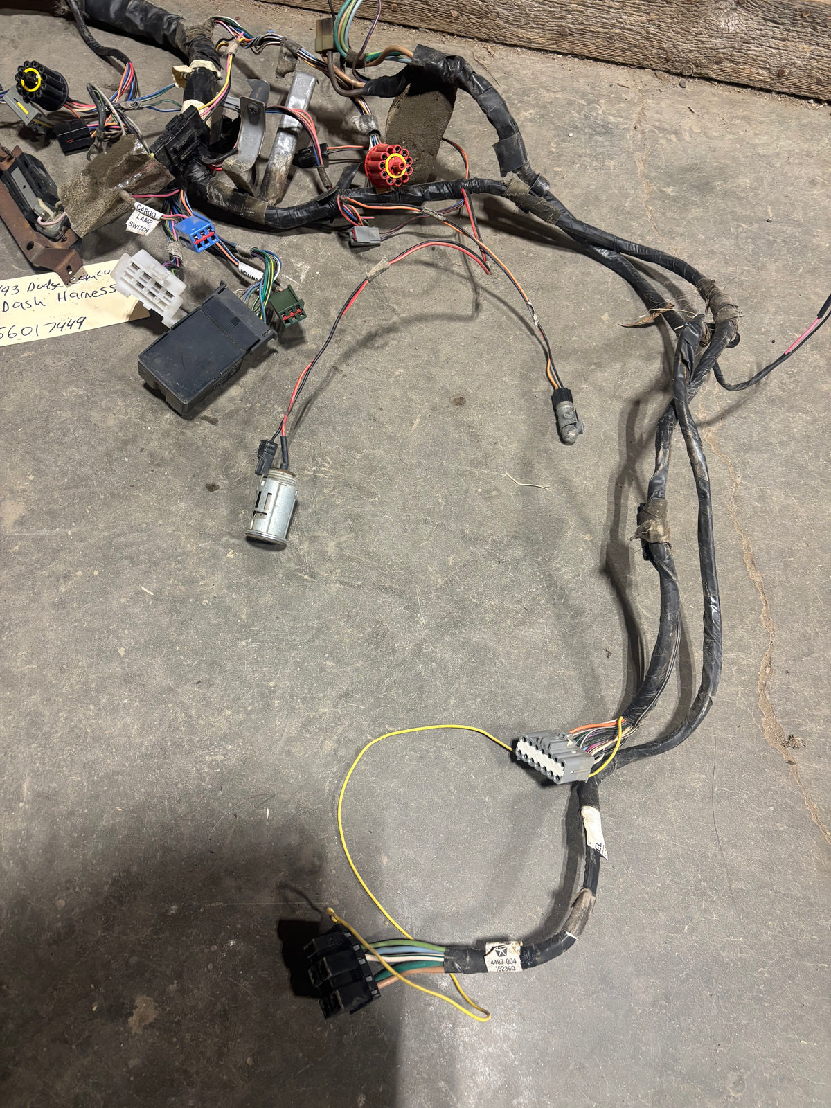 92-'93 Dodge Ram 1st Gen Cummins Dash Harness (Manual Trans)