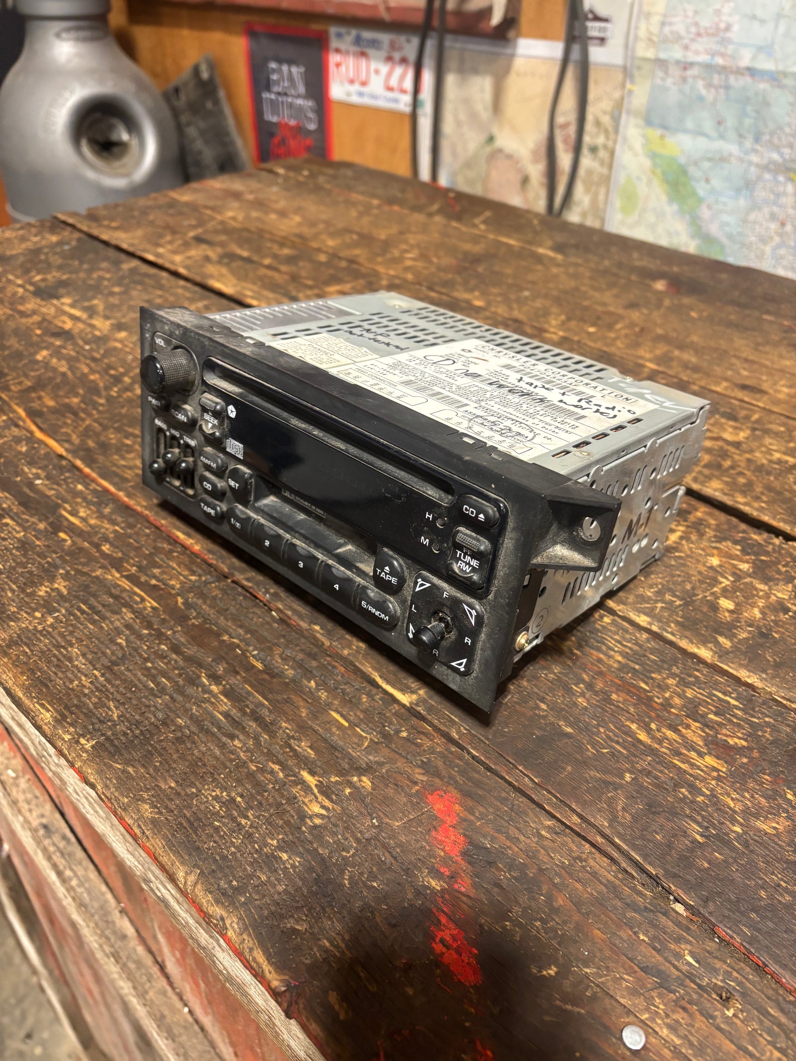 94-'02 Dodge Ram OEM Radio CD Tape Cassette Player