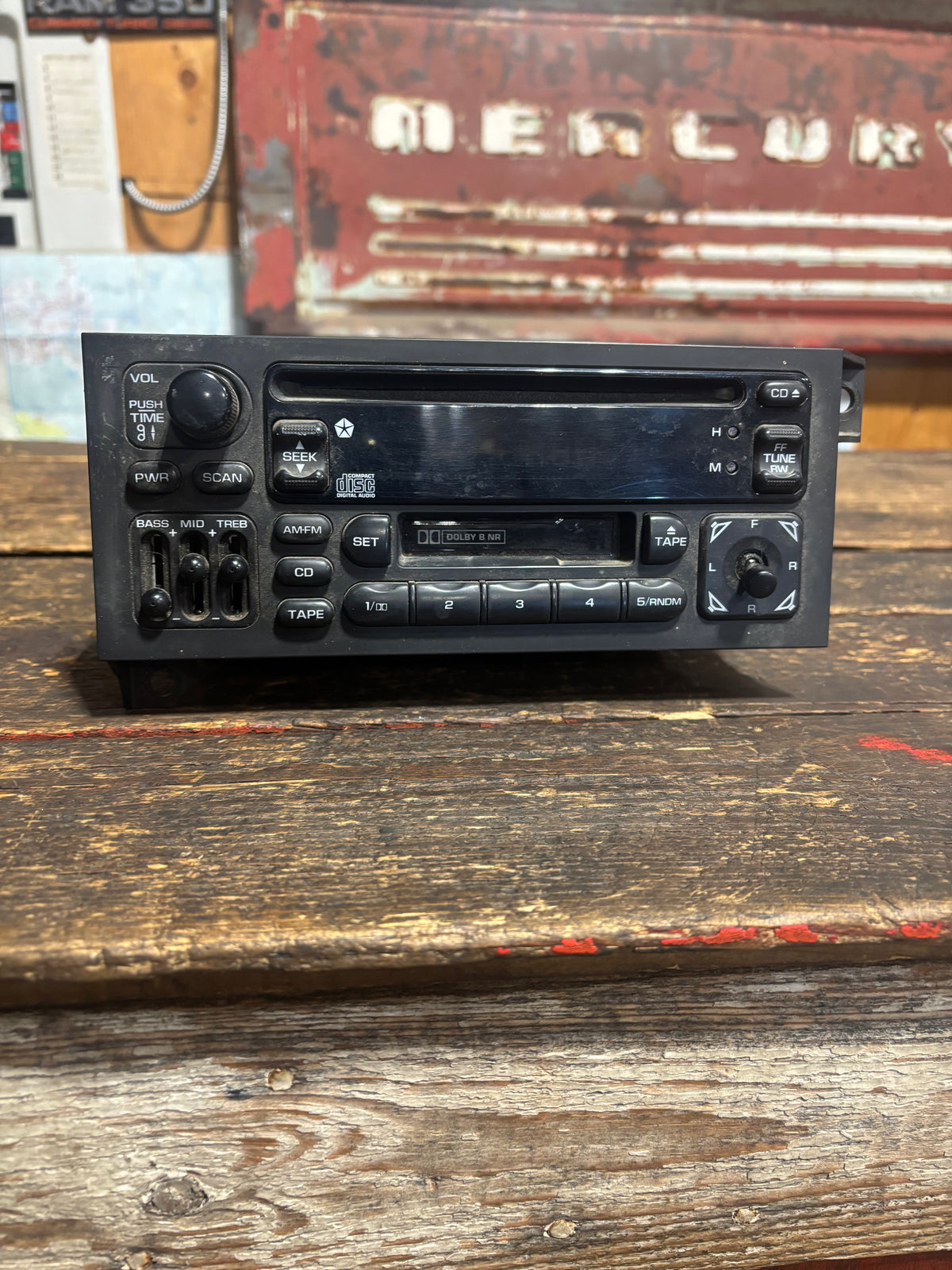 94-'02 Dodge Ram OEM Radio CD Tape Cassette Player