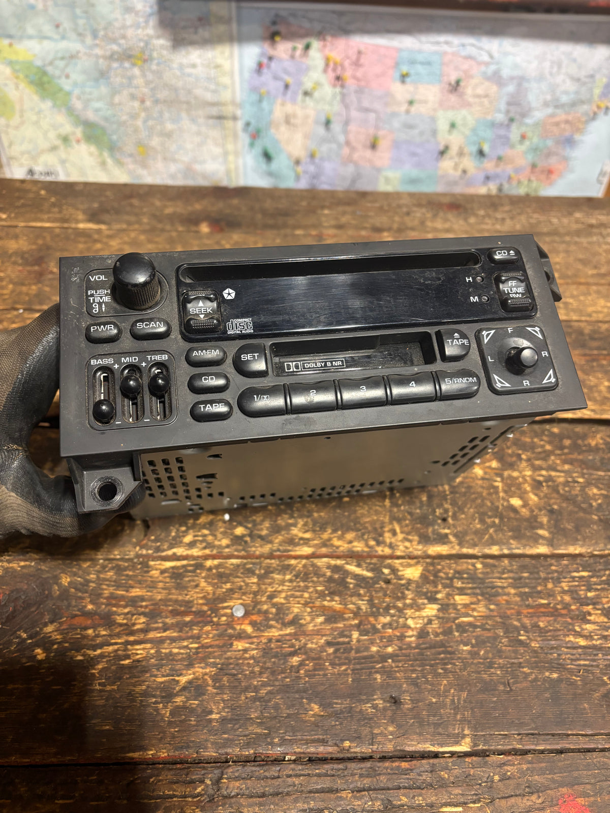 94-'02 Dodge Ram OEM Radio CD Tape Cassette Player