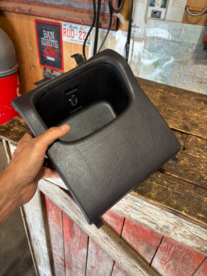 1998-2002 DODGE RAM DARK CHARCOAL AGATE GREY DASH CUBBY POCKET FOR MANUAL TRUCKS