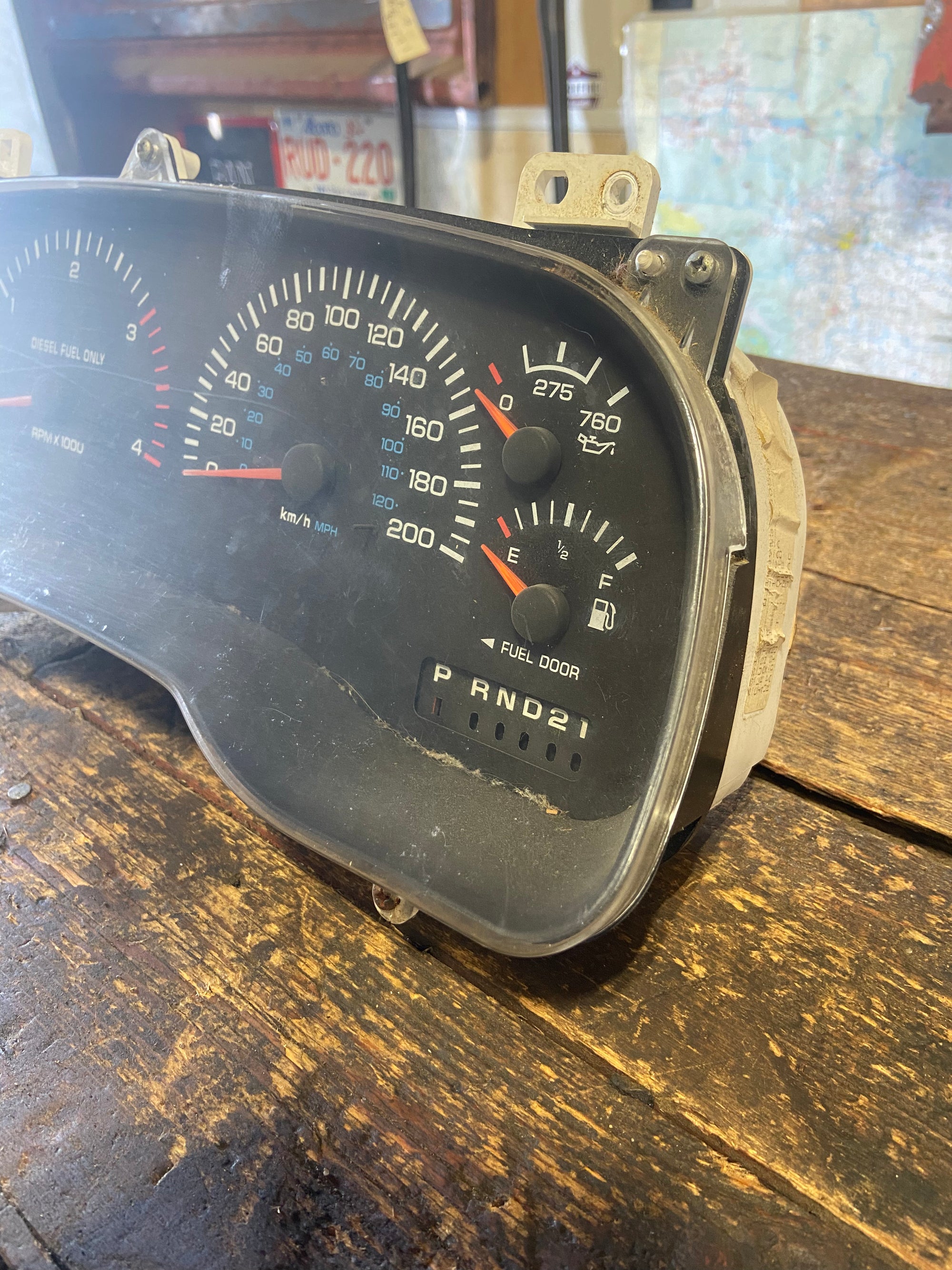 98 Dodge Ram 12V Cummins Instrument Gauge Cluster