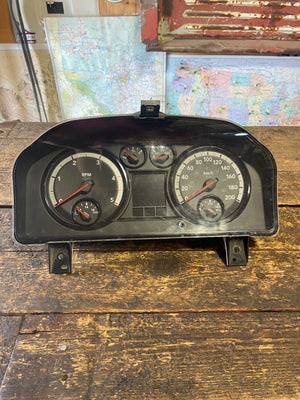 2010 DODGE RAM 2500 3500 CUMMINS INSTRUMENT GAUGE CLUSTER 301,000KMS PN 05172209AH