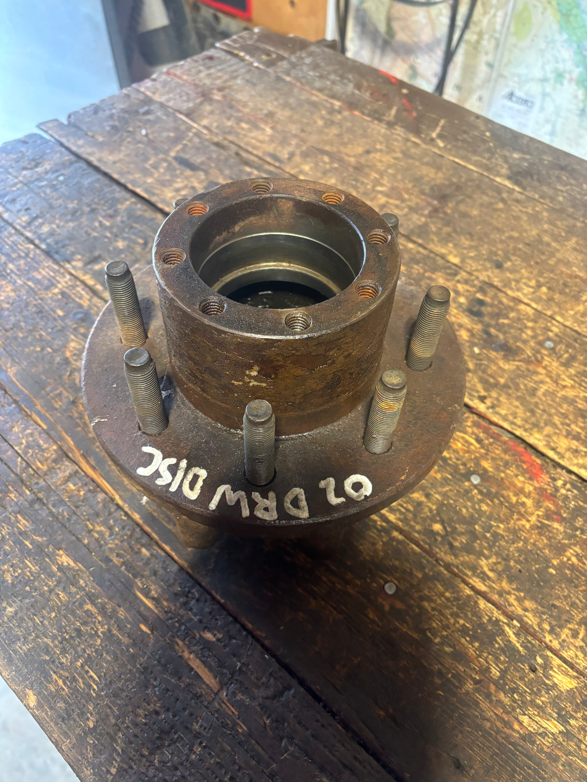01-'02 Ram Dually Rear Hub with Rear Disc Brakes