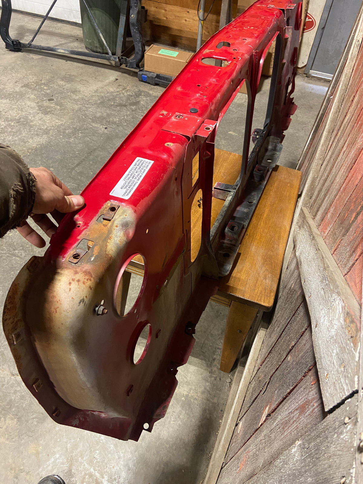 1ST GEN DODGE CUMMINS INTERCOOLED 91.5 - 93 RADIATOR SUPPORT