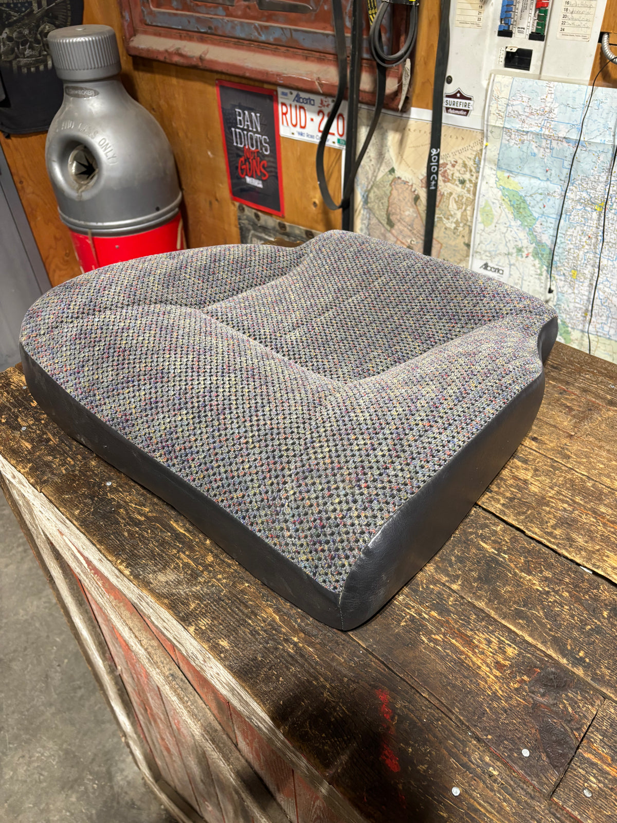 98-02 Dodge Ram Passenger Side Dark Grey Agate Seat Cushion