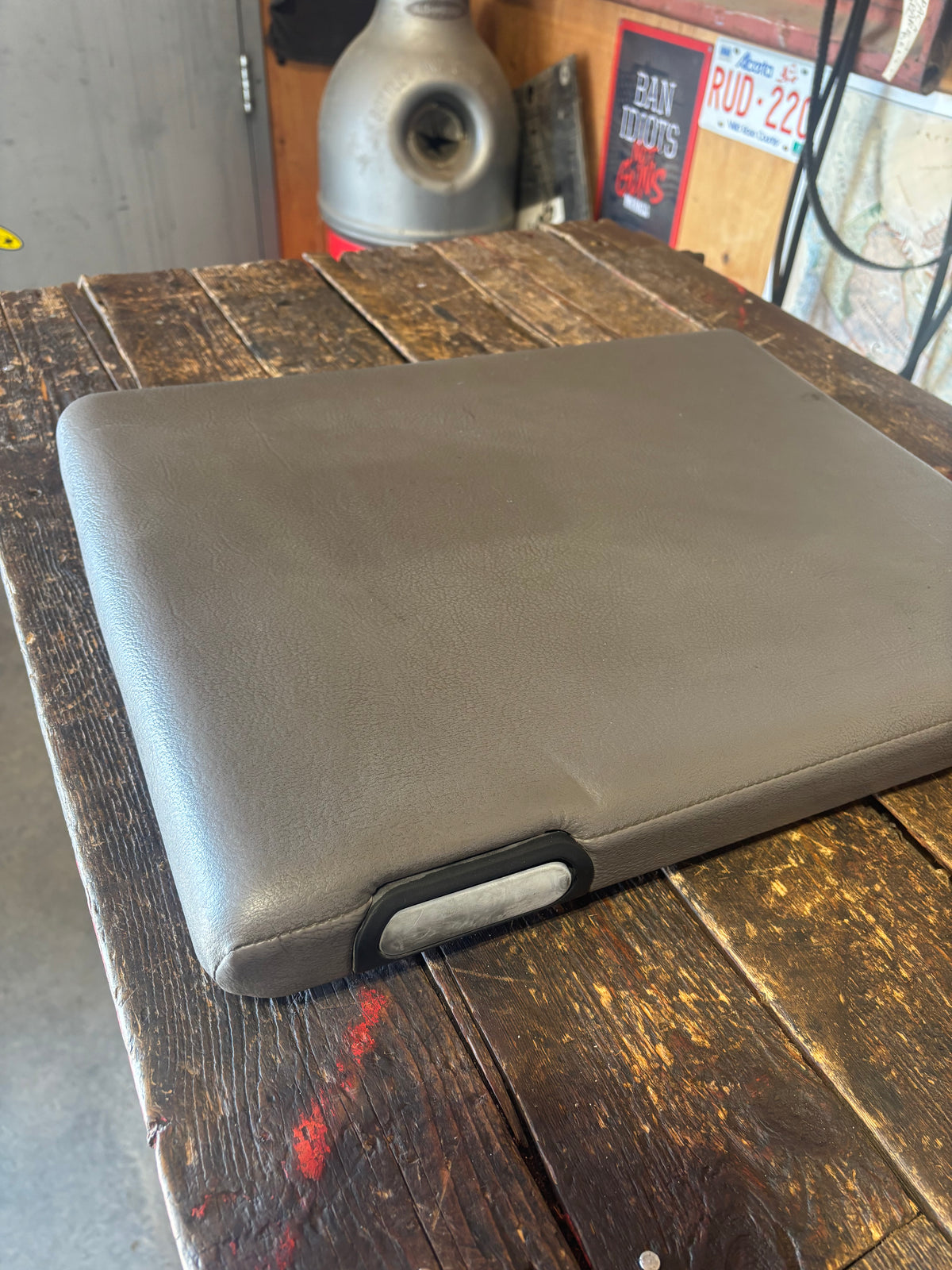 94-97 Dodge Ram Center Seat Console Lid Arm Rest Grey