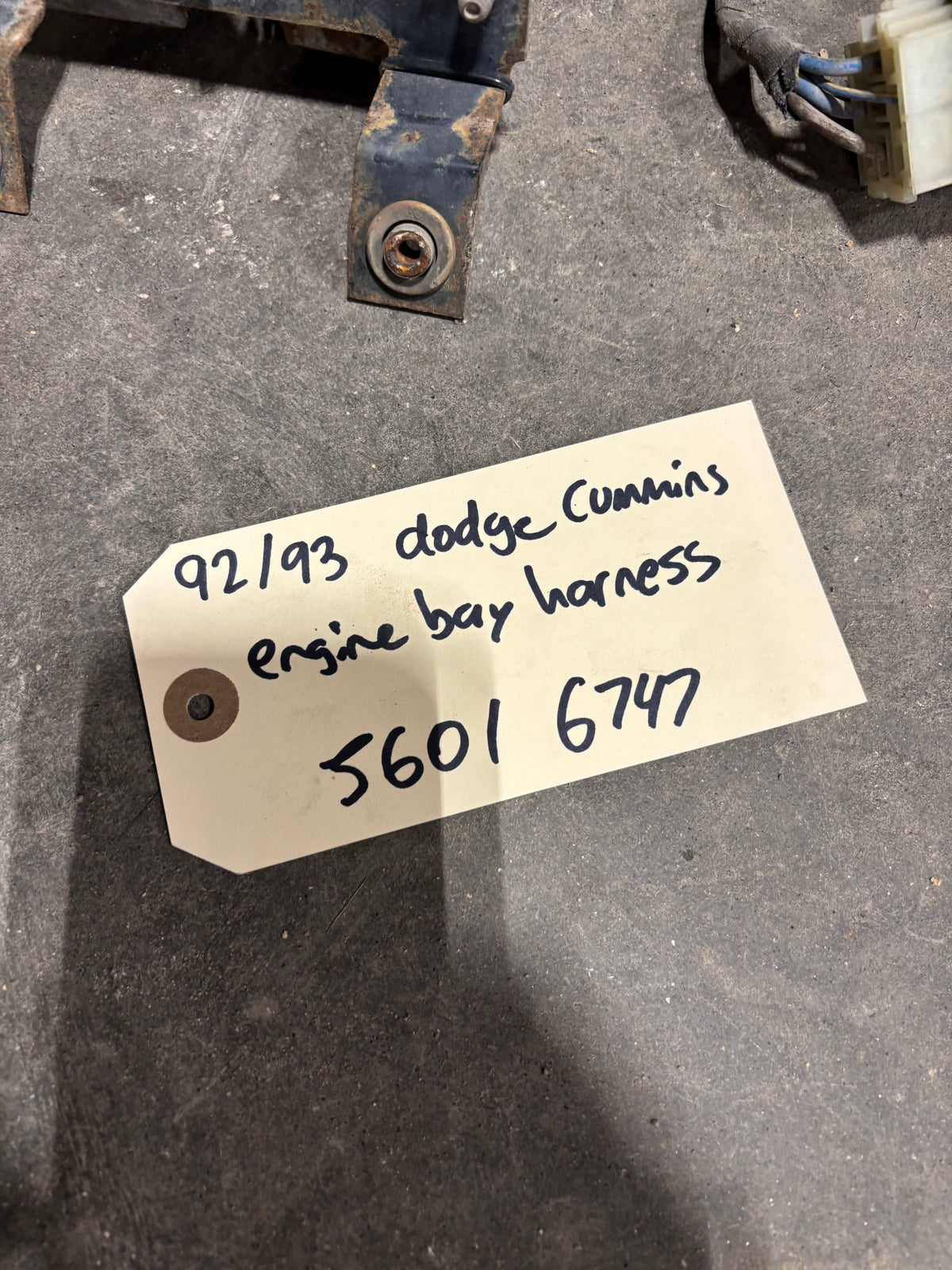 92-93 Dodge Ram Cummins Engine Bay Wiring Harness 56016747