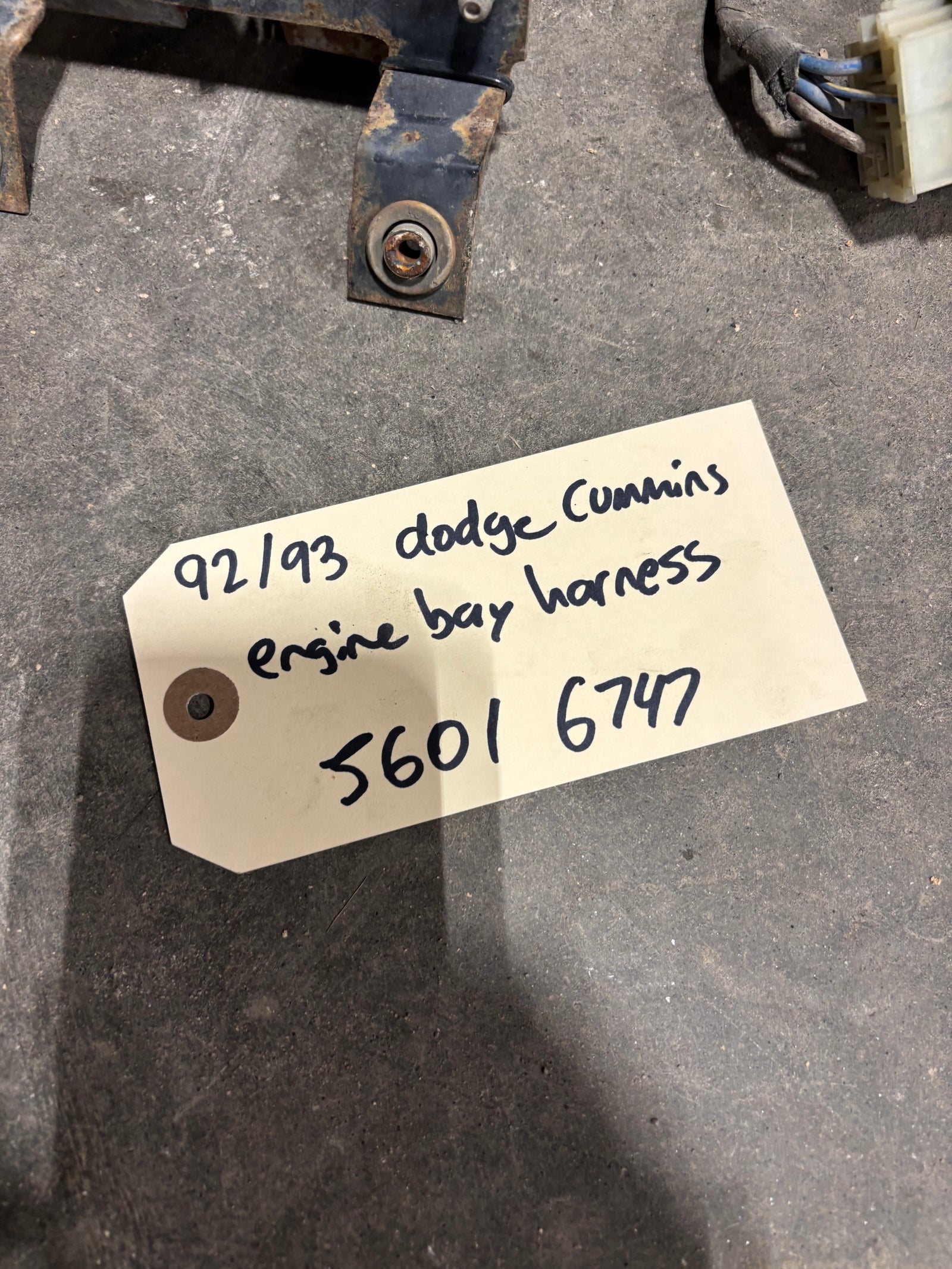 92-93 Dodge Ram Cummins Engine Bay Wiring Harness 56016747