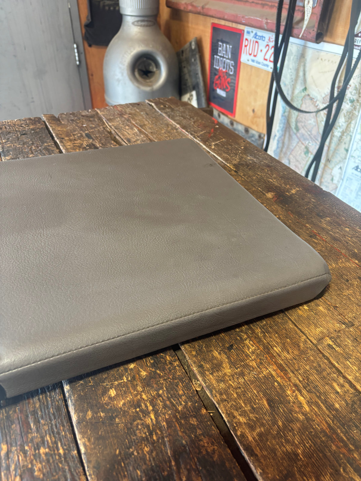 94-97 Dodge Ram Center Seat Console Lid Arm Rest Grey