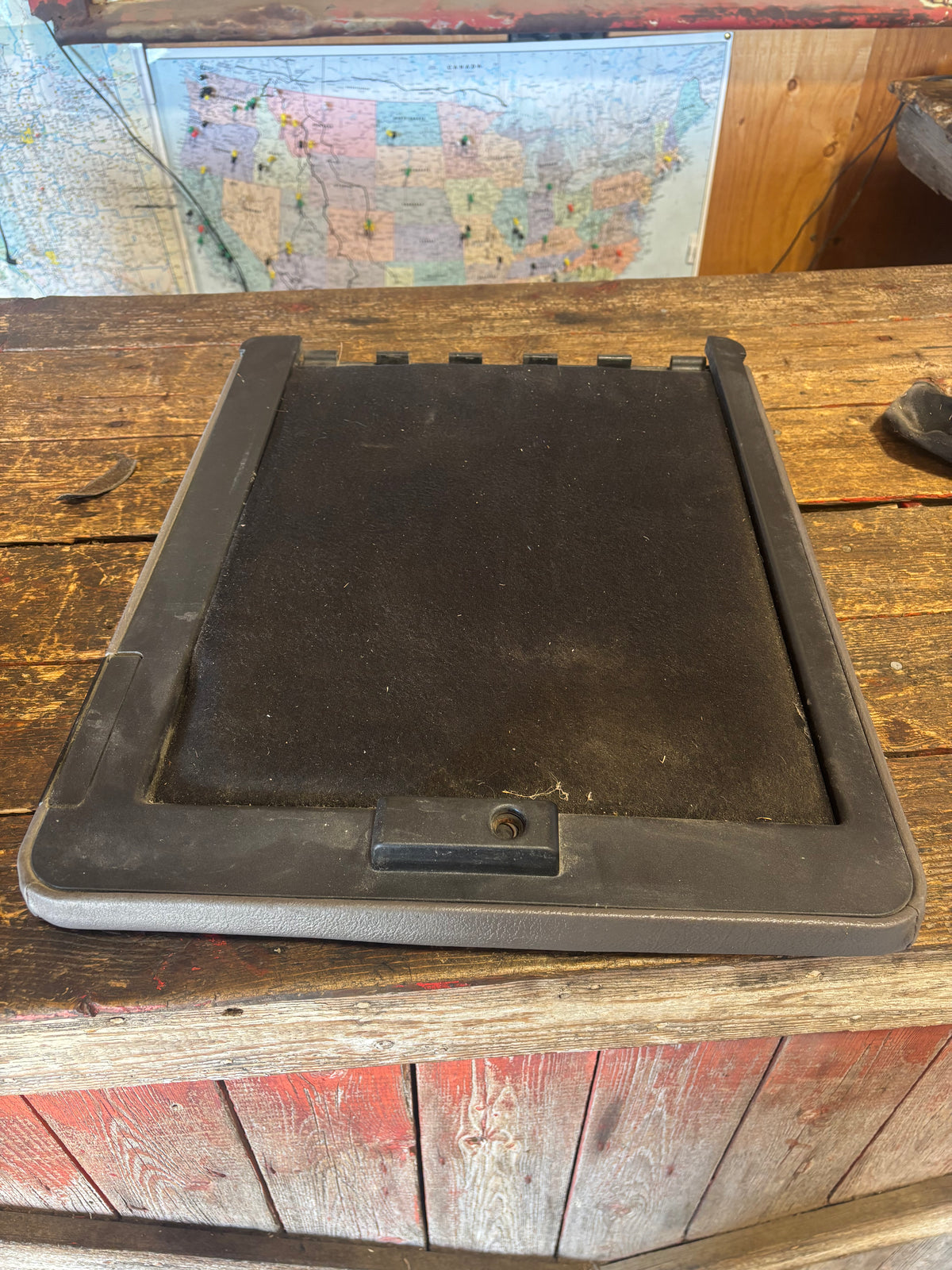 94-97 Dodge Ram Center Seat Console Lid Arm Rest Grey