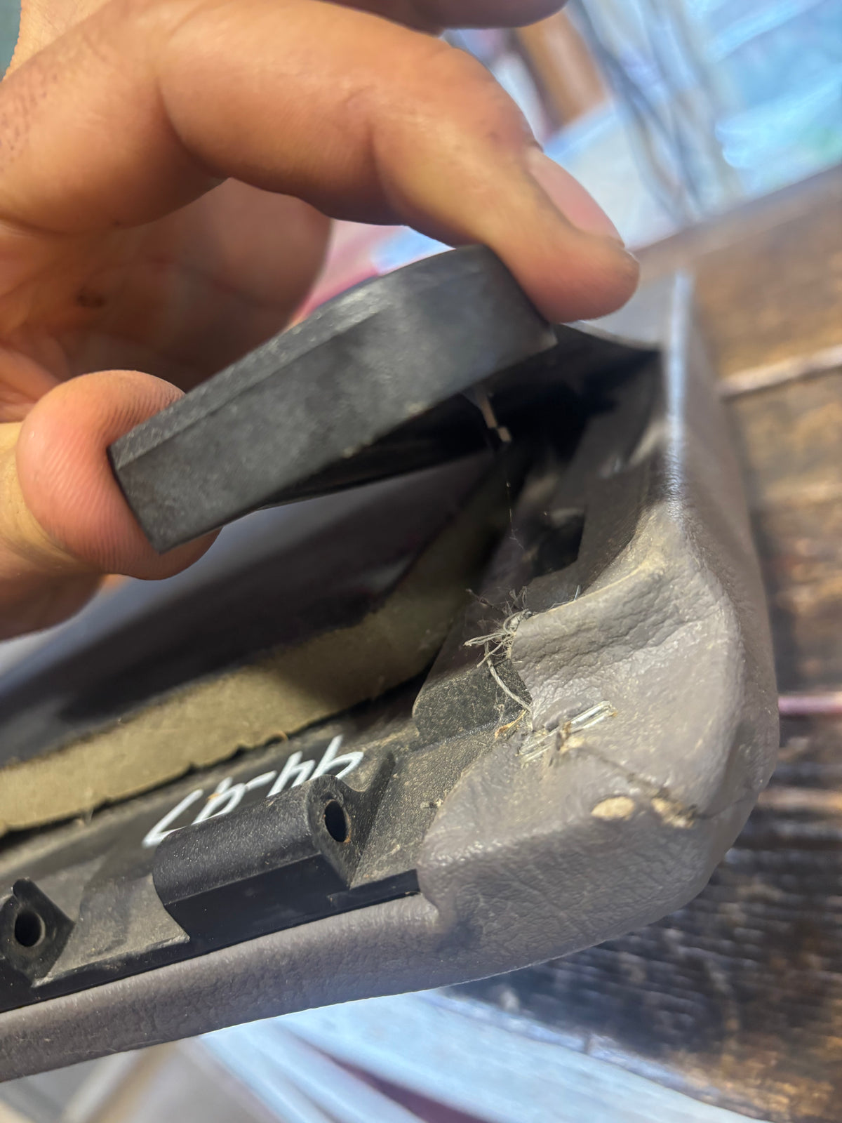 94-97 Dodge Ram Center Seat Console Lid Arm Rest Grey