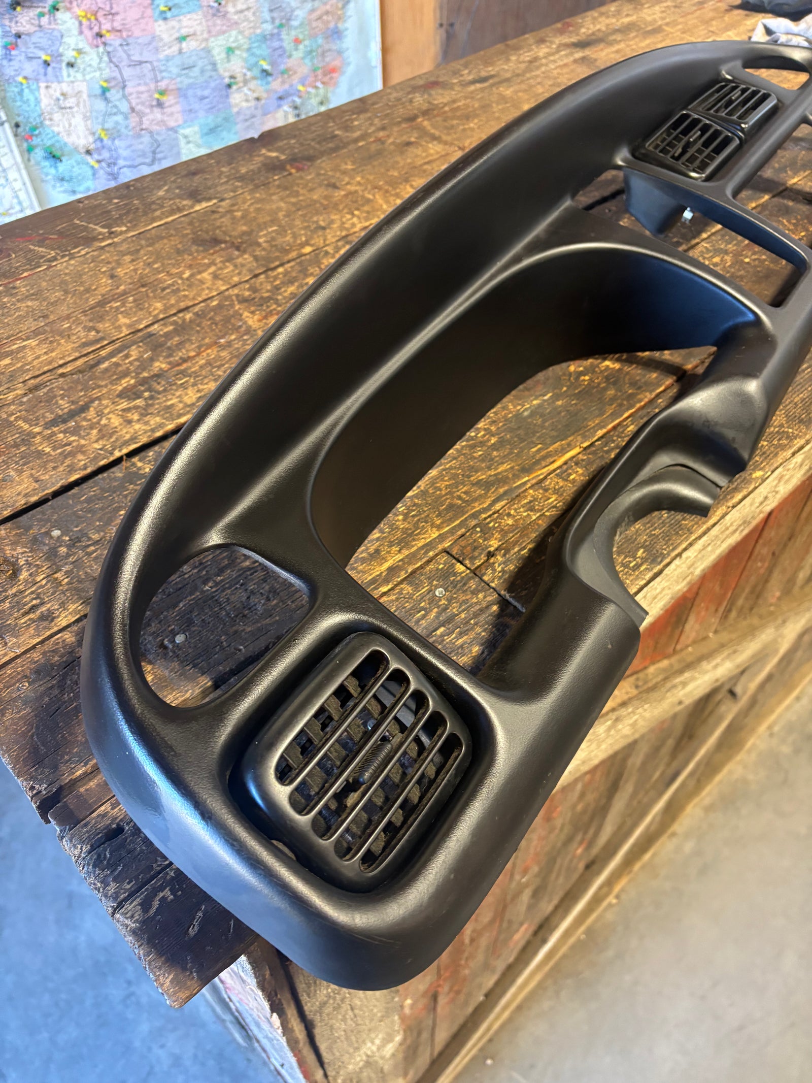 99-'02 Dodge Ram Gauge Dash Bezel Radio Surround