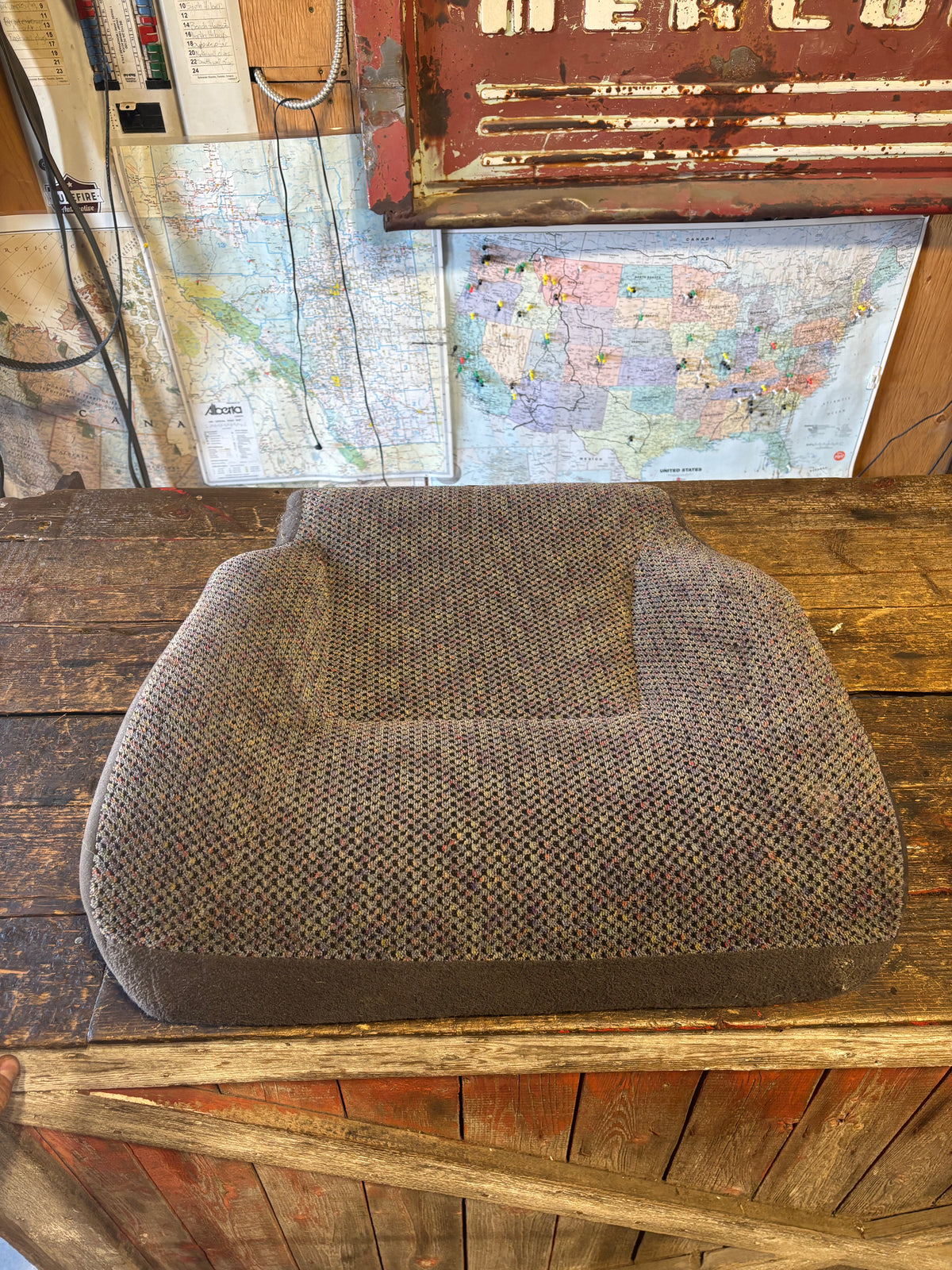 98-02 Dodge Ram Passenger Side Dark Grey Agate Seat Cushion