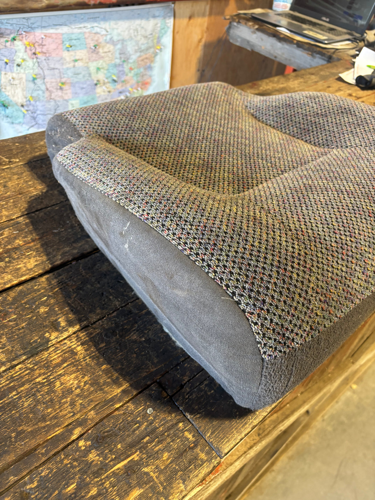 98-02 Dodge Ram Passenger Side Dark Grey Agate Seat Cushion