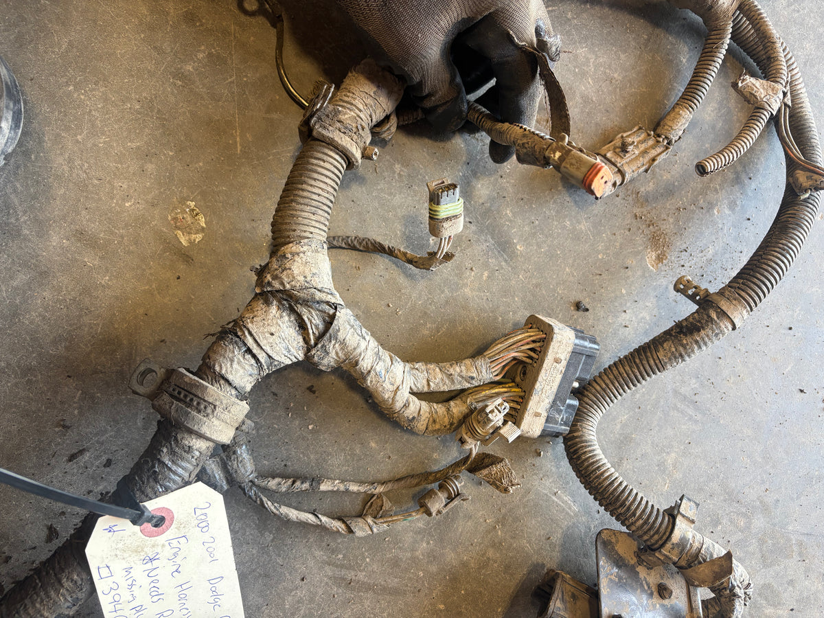 Early 2000 Ram Cummins 24V Engine Harness (Needs Repair)