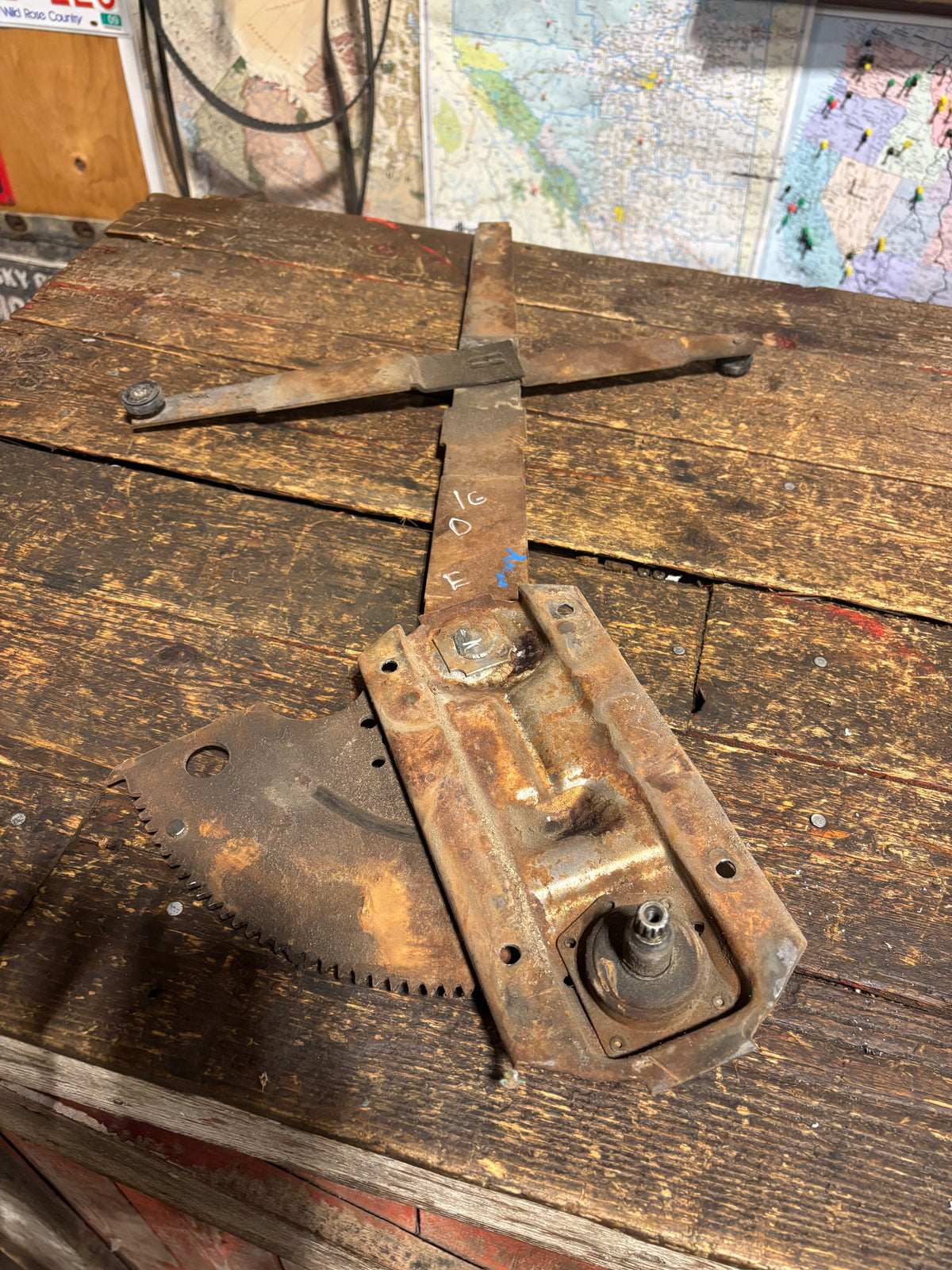 89-93 Dodge Ram Driver Side Window Scissor Lift Arms