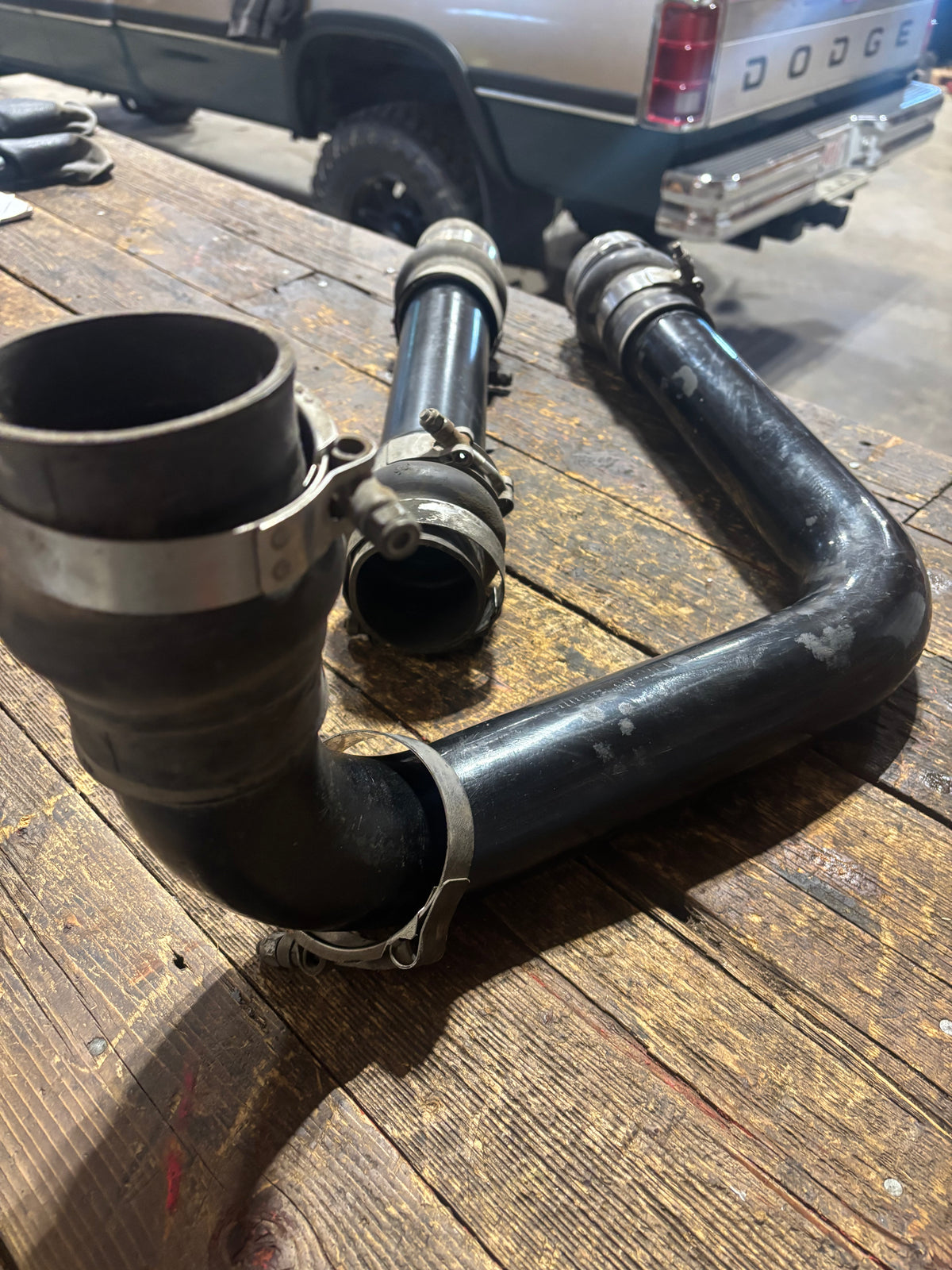 91-93 Dodge Ram 1st Gen Cummins Intercooler Pipes Set