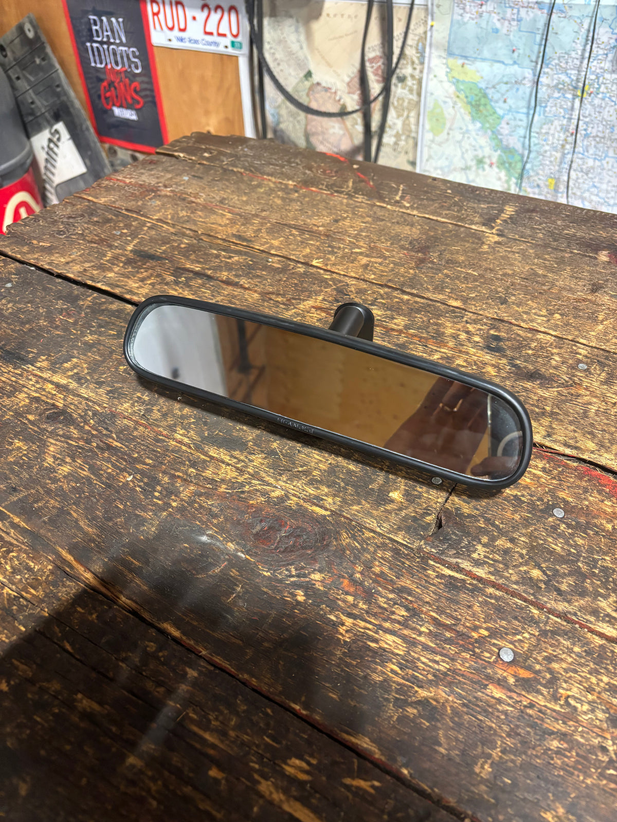 89-&#39;93 Dodge Ram Rear View Mirror OEM Nice Shape