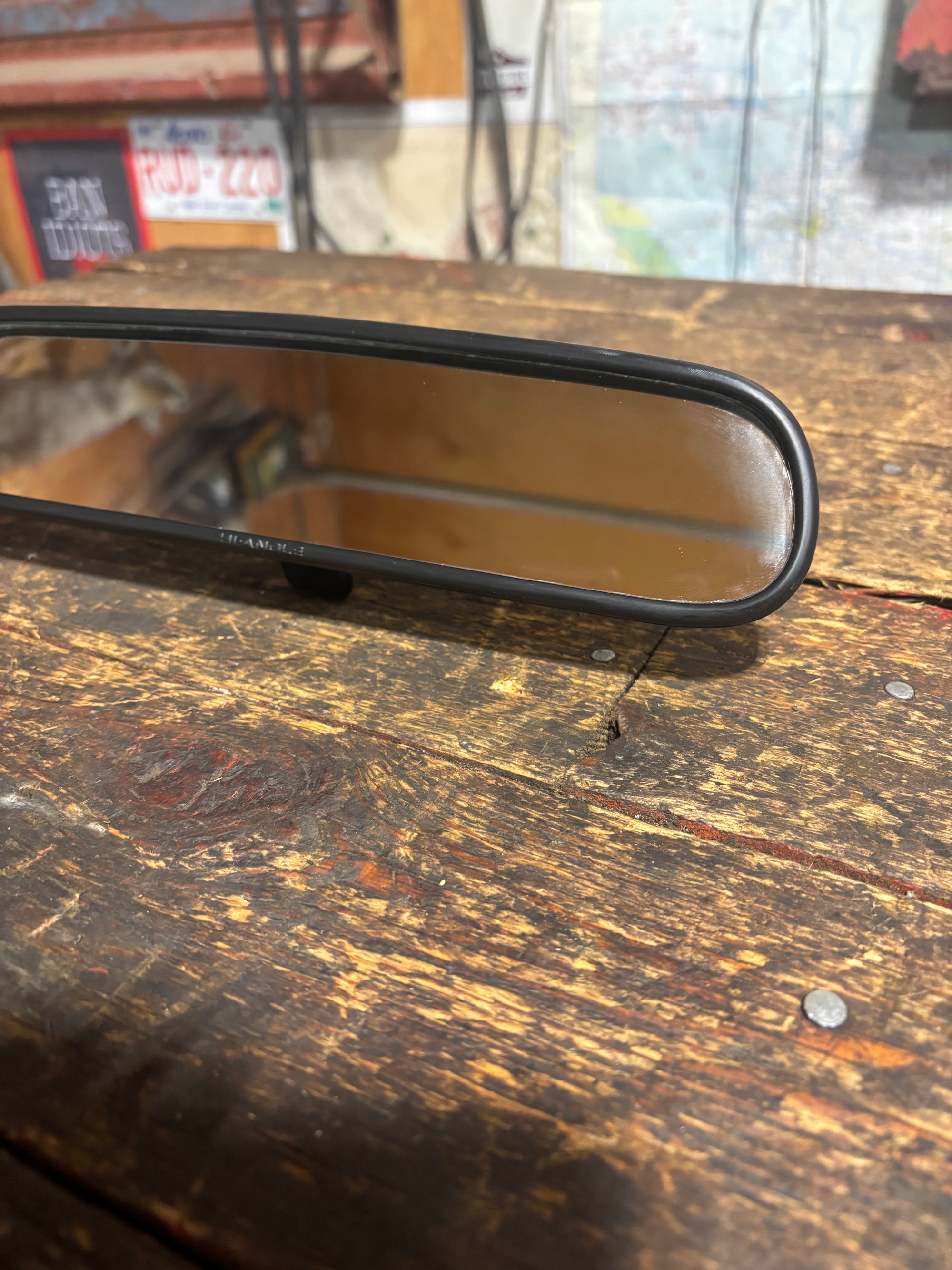 89-'93 Dodge Ram Rear View Mirror OEM Nice Shape