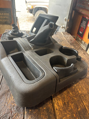 03-'05 3rd Gen Dodge Ram Manual Shifter Boot Floor Console Cup Holder Set