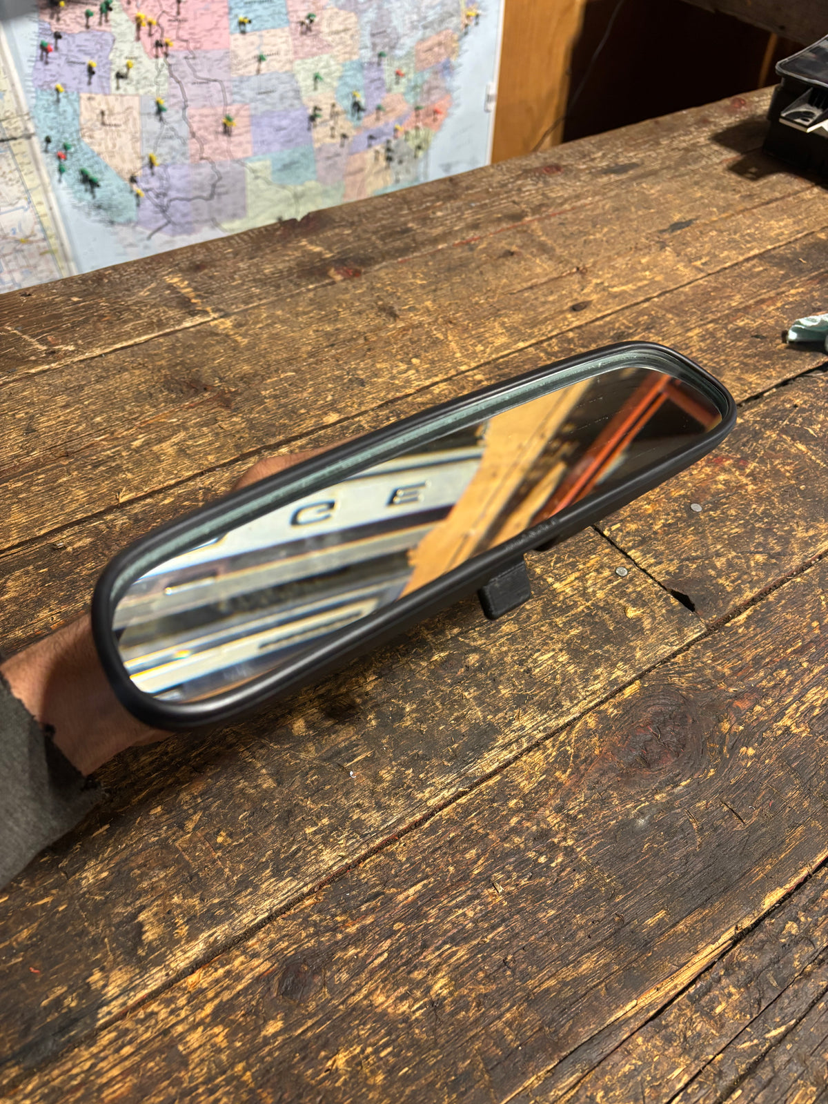 89-&#39;93 Dodge Ram Rear View Mirror OEM Nice Shape