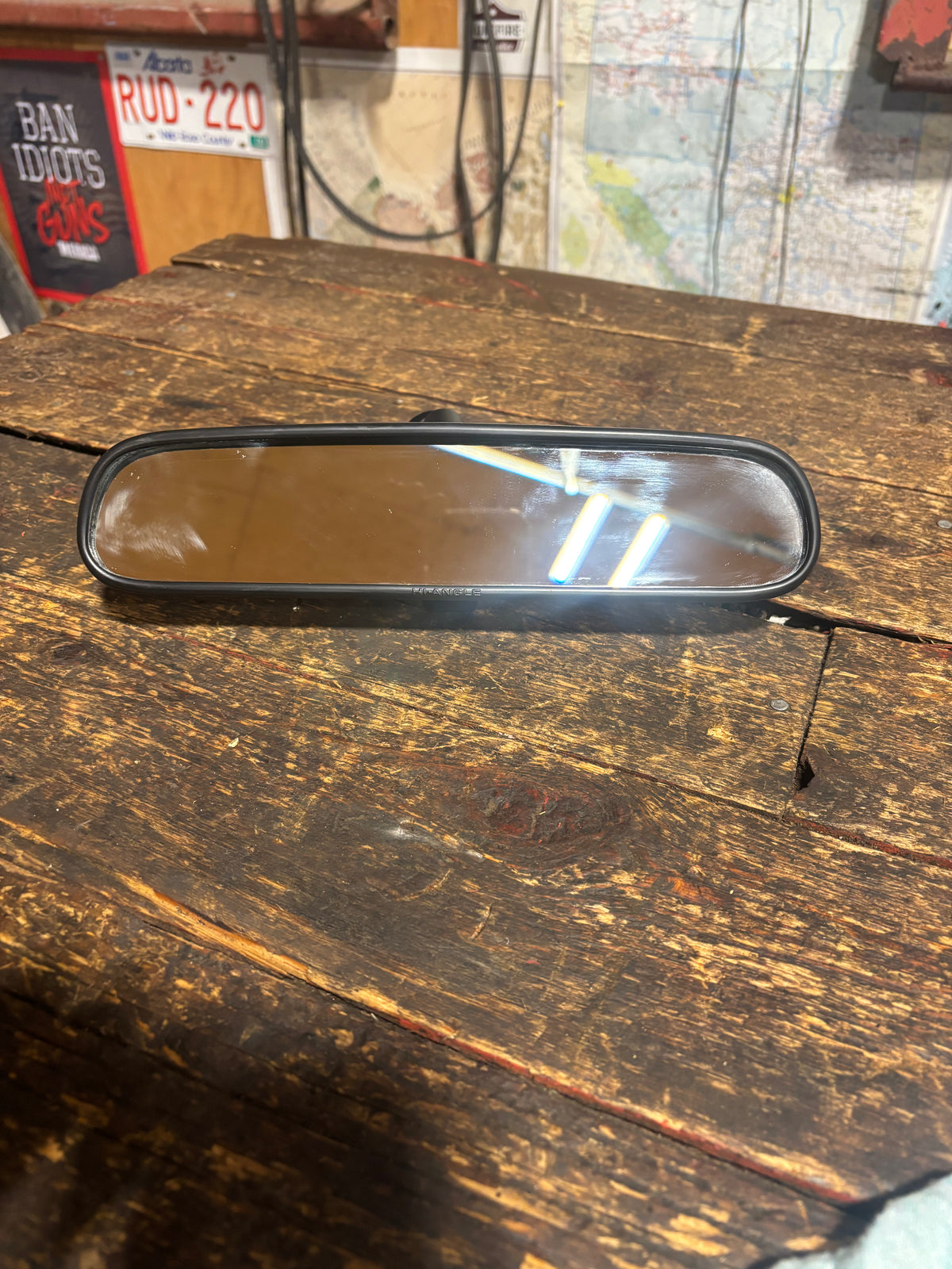 89-&#39;93 Dodge Ram Rear View Mirror OEM Nice Shape