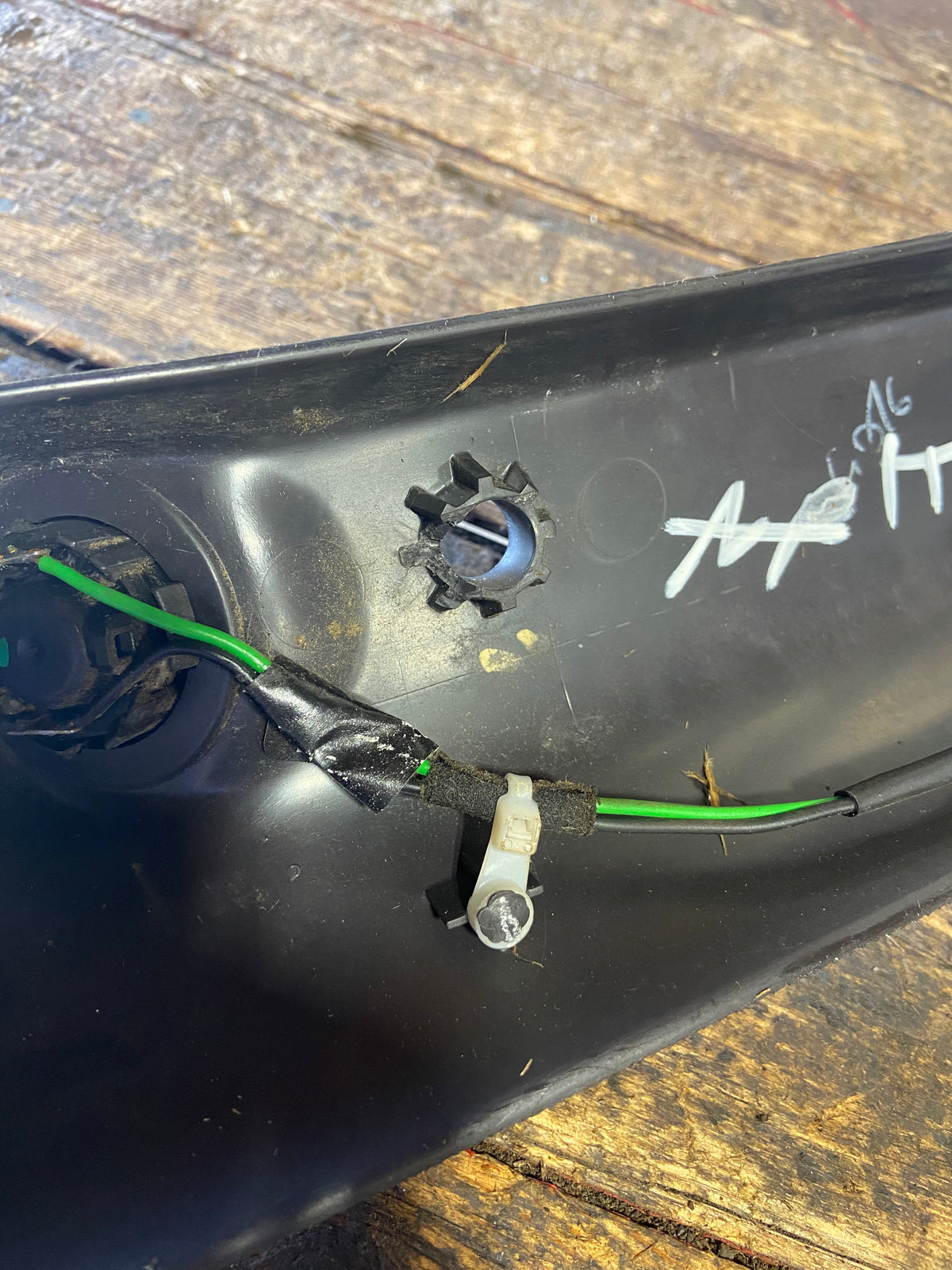 98-'02 Dodge Ram Passenger Side A Pillar Dark Grey Agate with Tweeter